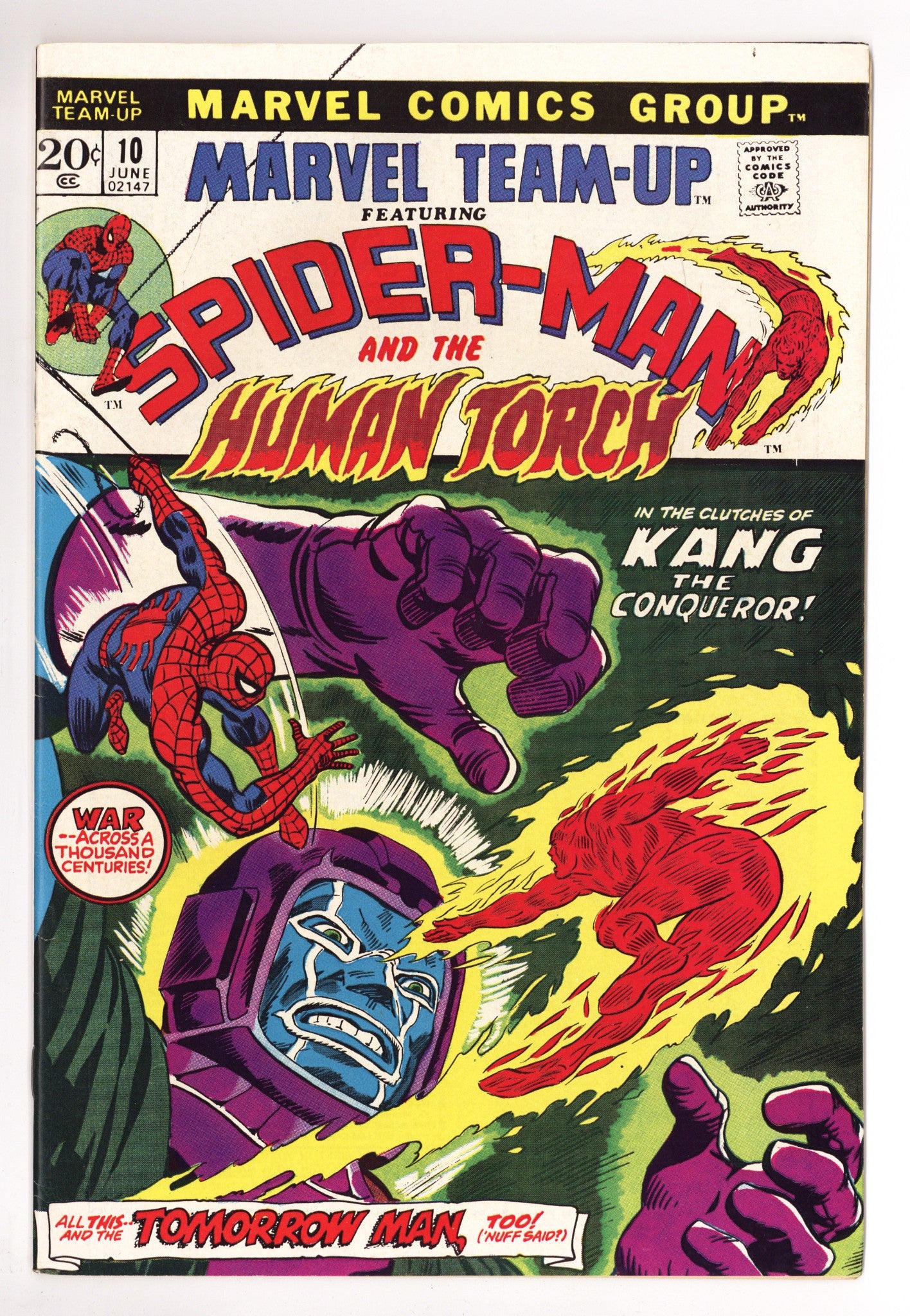Marvel Team-Up Vol 1 10 VF (8.0) (1973) 