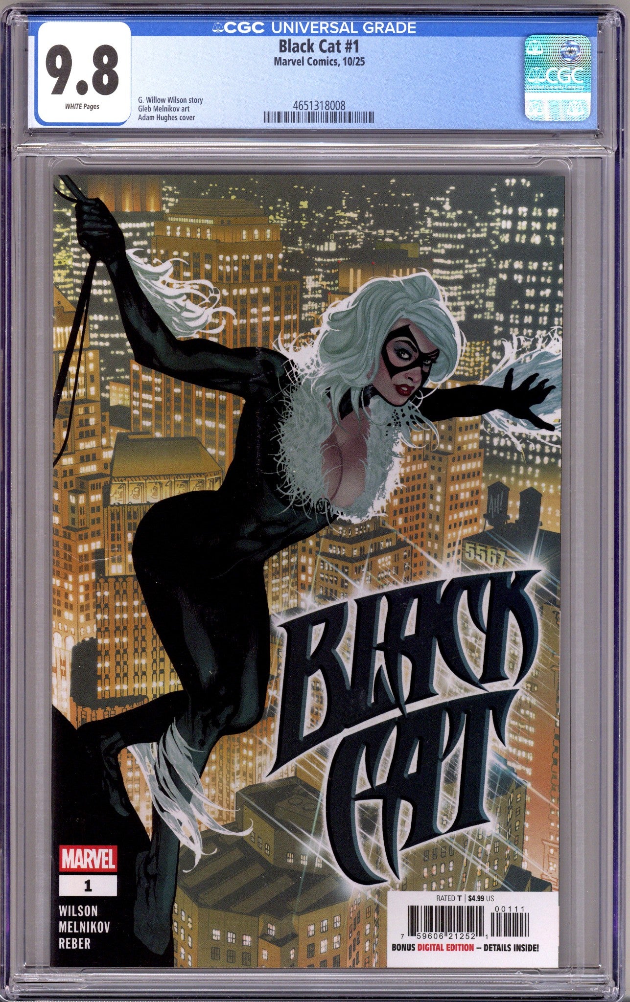Black Cat Vol 3 1 CGC 9.8 (NM/M) (2025) 