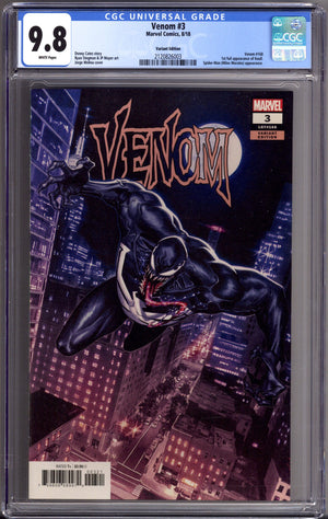 Venom Vol 4 3 (168) CGC 9.8 (NM/M)   (2018) Molina     Incentive Variant