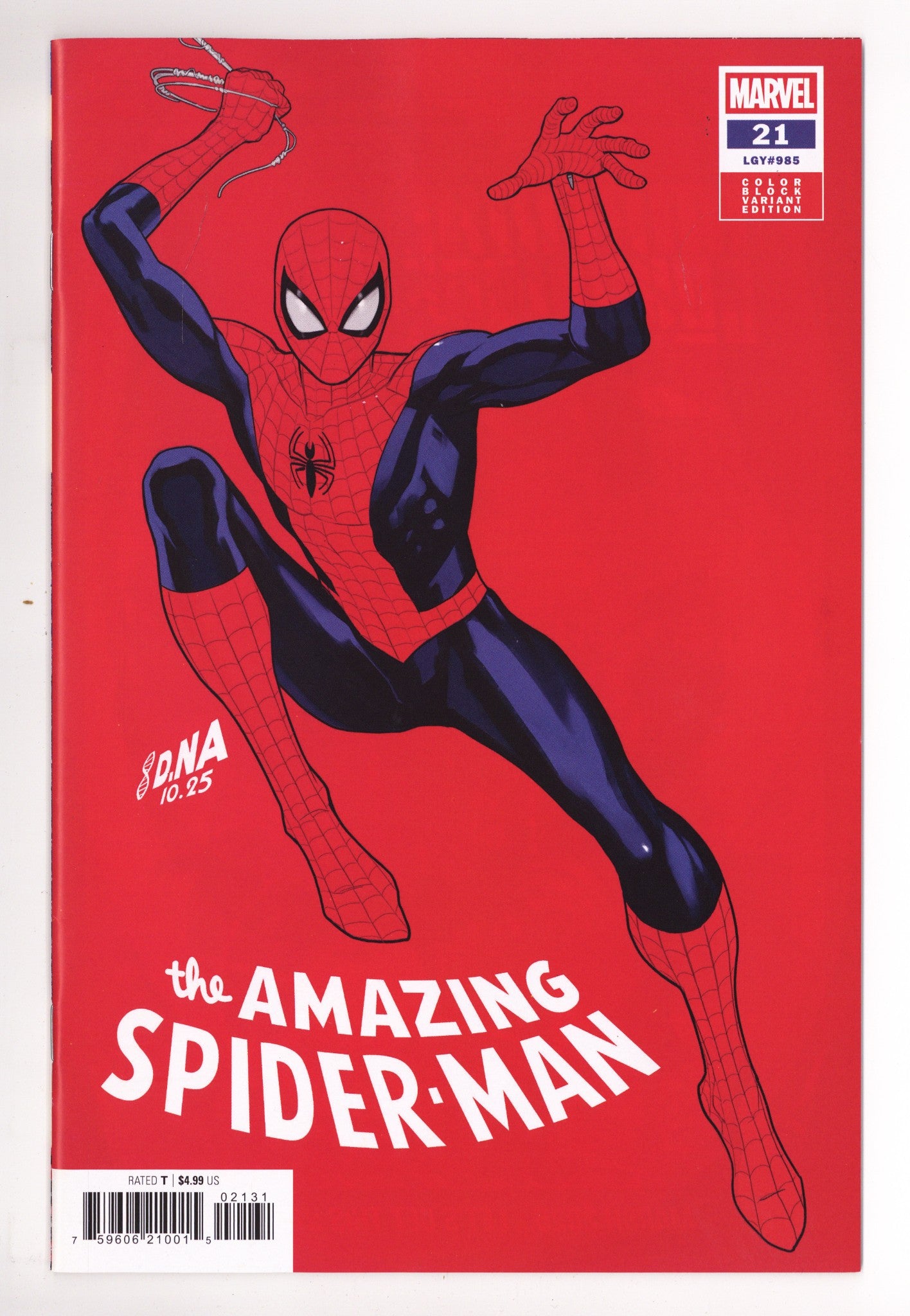 Amazing Spider-Man Vol 7 21 Nakayama Color Block Red Variant (2026)