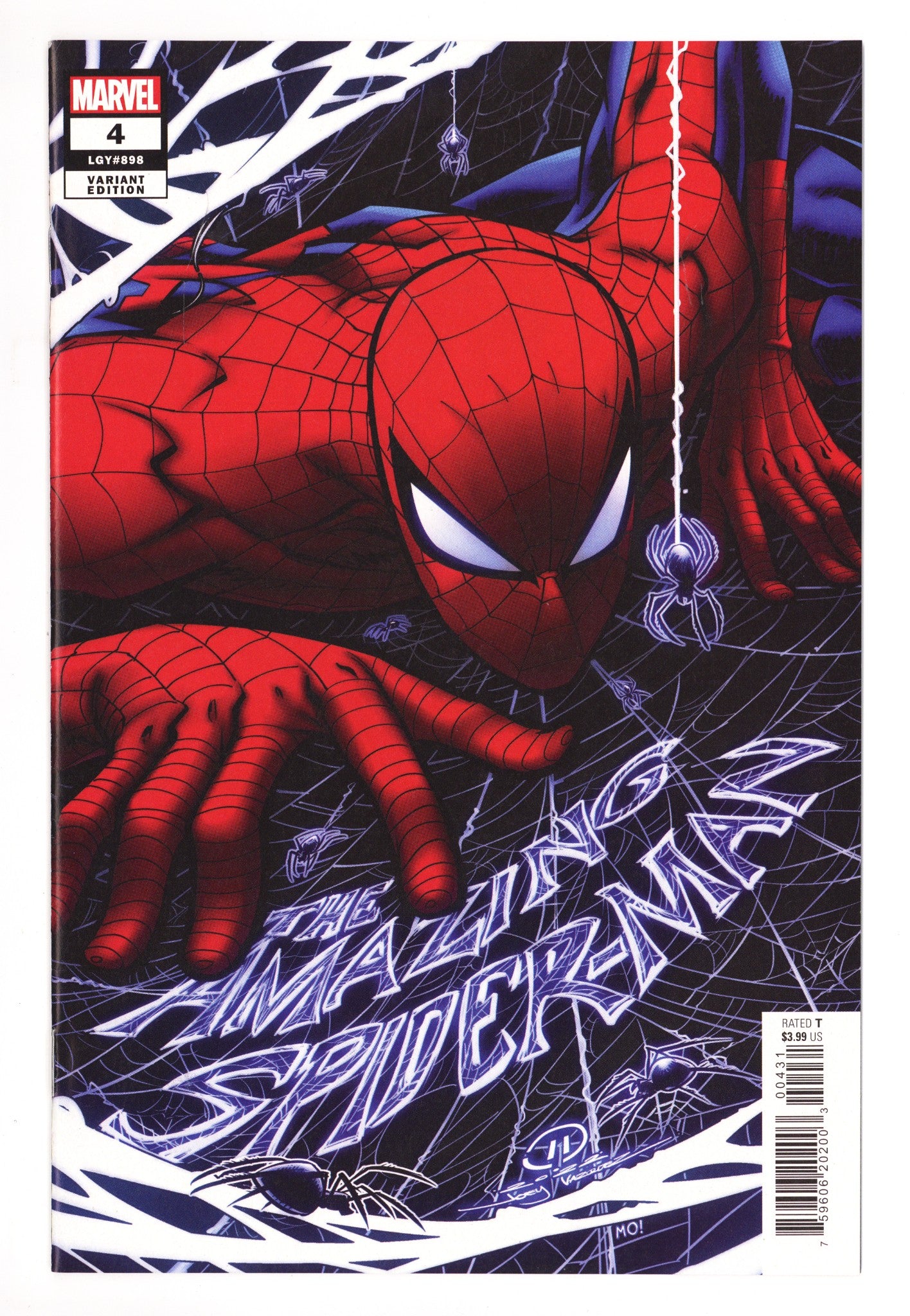 The Amazing Spider-Man Vol 6 4 (898)  NM- (9.2)   (2022) Vazquez     Incentive Variant  
