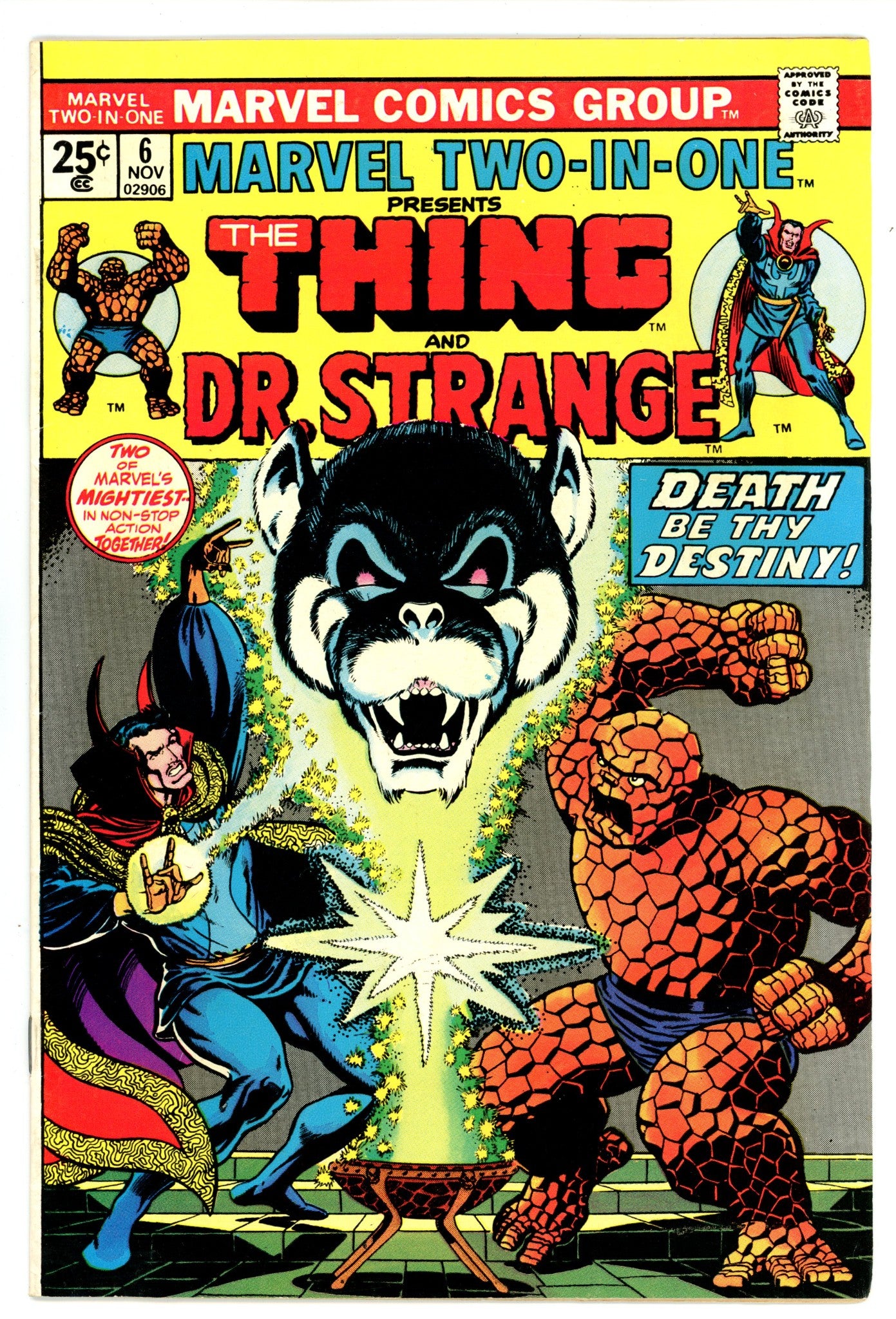 Marvel Two-in-One Vol 1 6 Mid Grade (1974) 