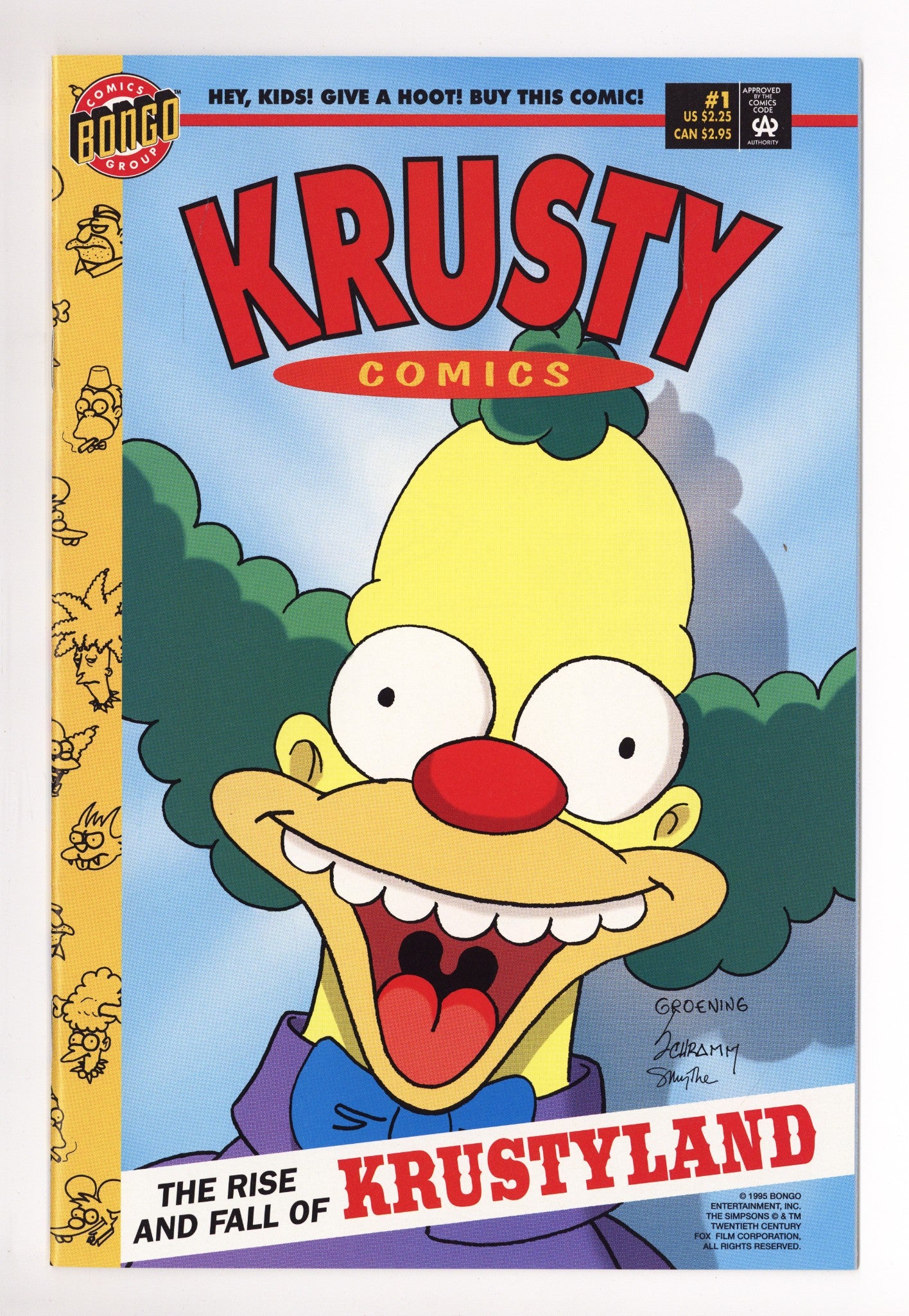 Krusty Comics 1 Mid Grade (1995) 