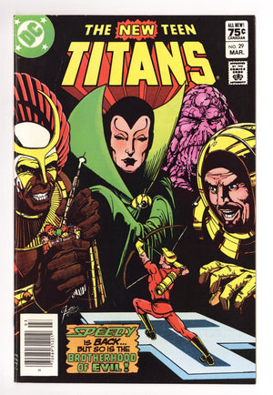The New Teen Titans Vol 1 29 VF (8.0) (1983) Canadian Price Variant