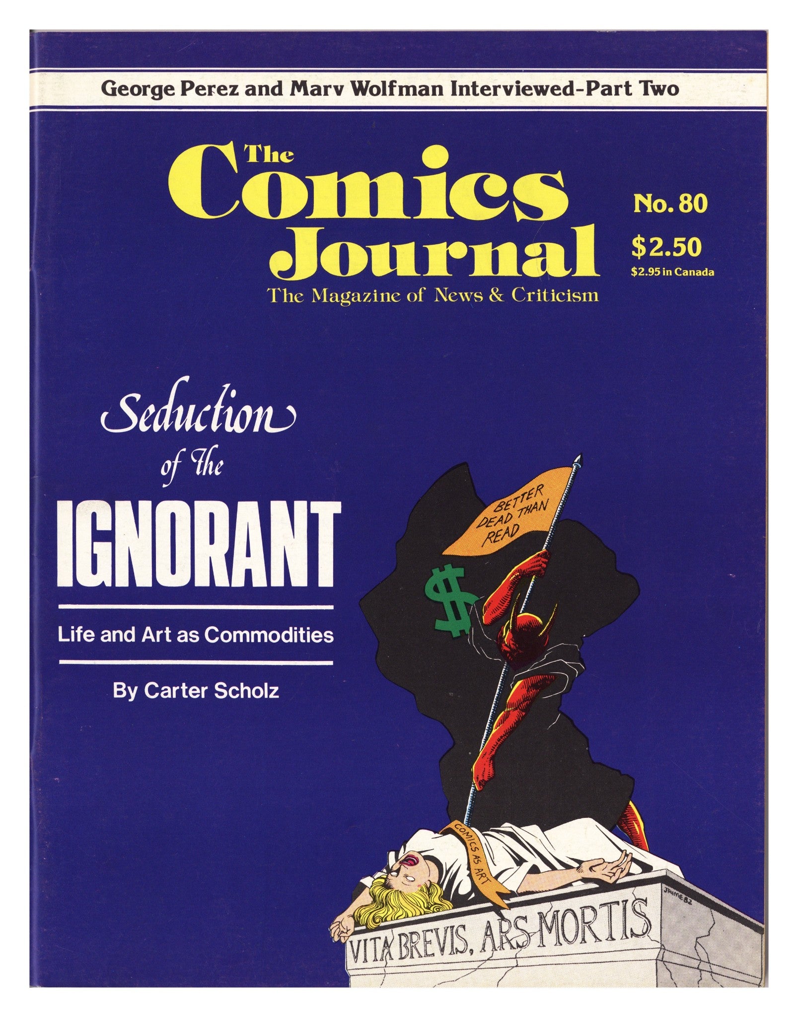 The Comics Journal 80 Mid Grade (1983) 