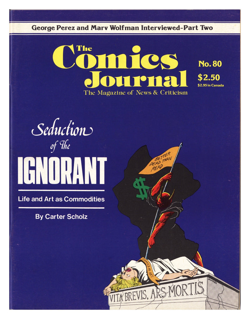 The Comics Journal 80 Mid Grade (1983) 