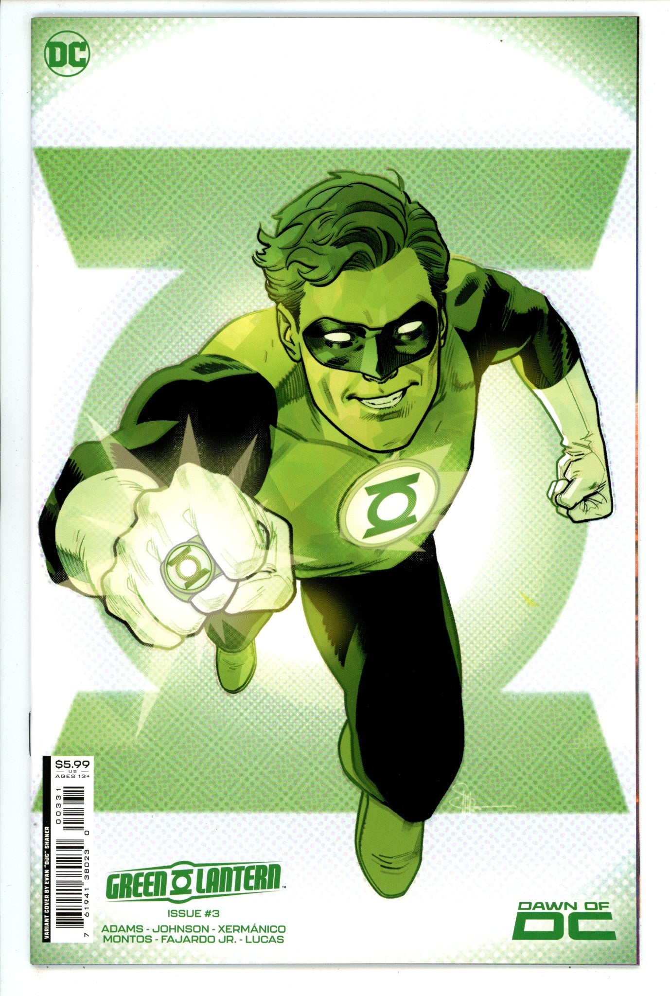 Green Lantern Vol 8 3 High Grade (2023) Shaner Variant 
