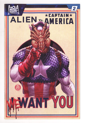 Alien Vs. Captain America 2 Brooks Variant (2025)