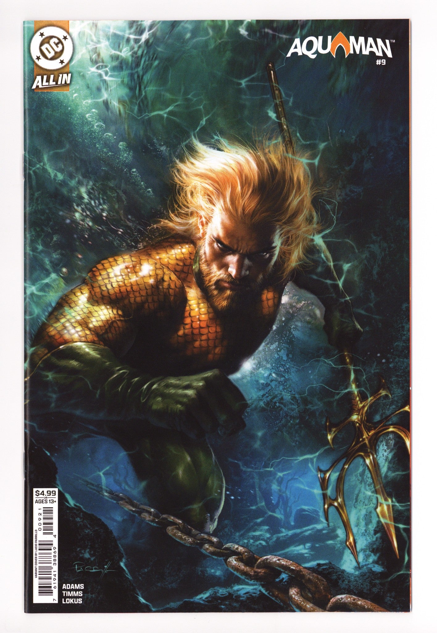 Aquaman Vol 9 9 Parrillo Variant (2025)