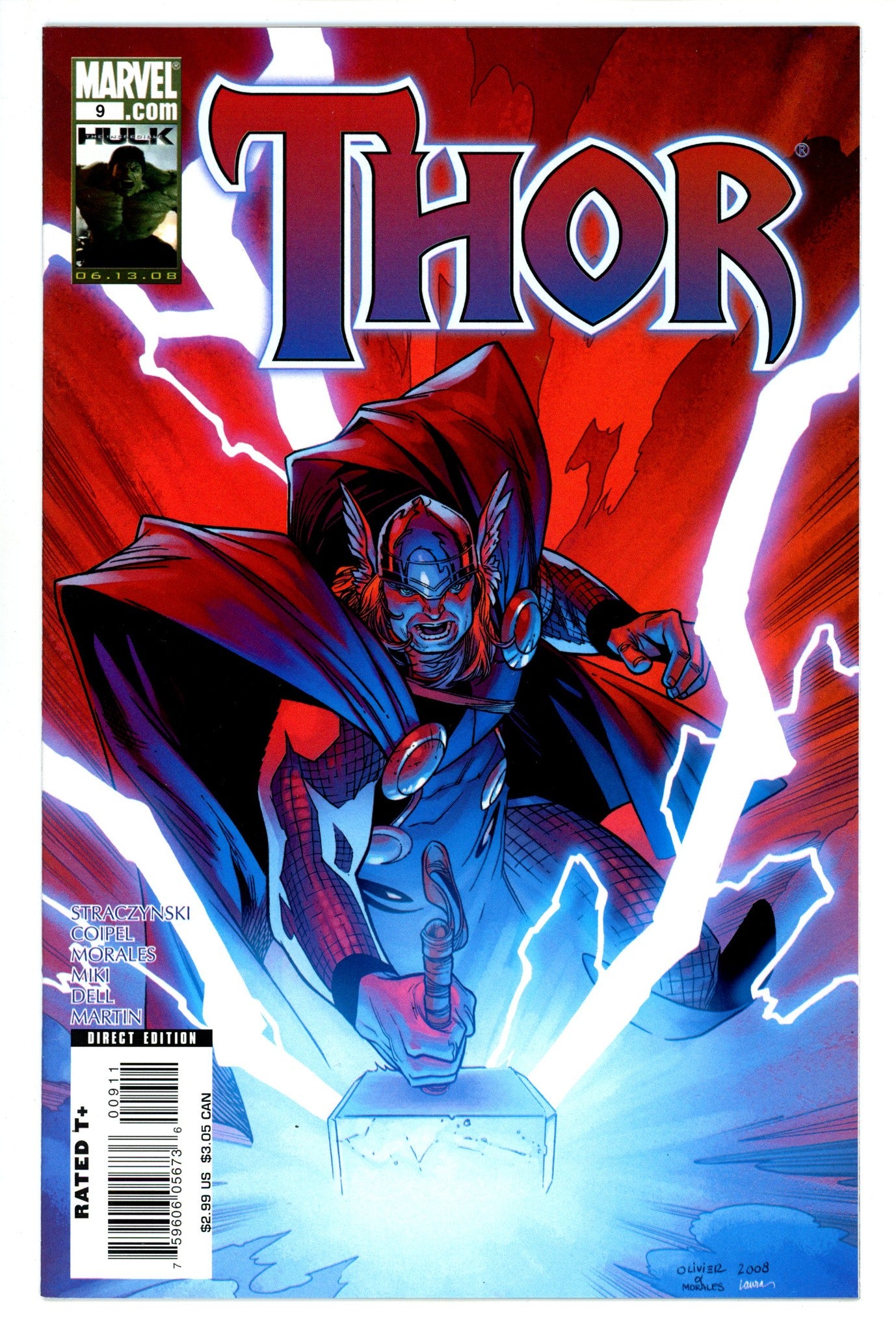 Thor Vol 3 9 High Grade (2008) 