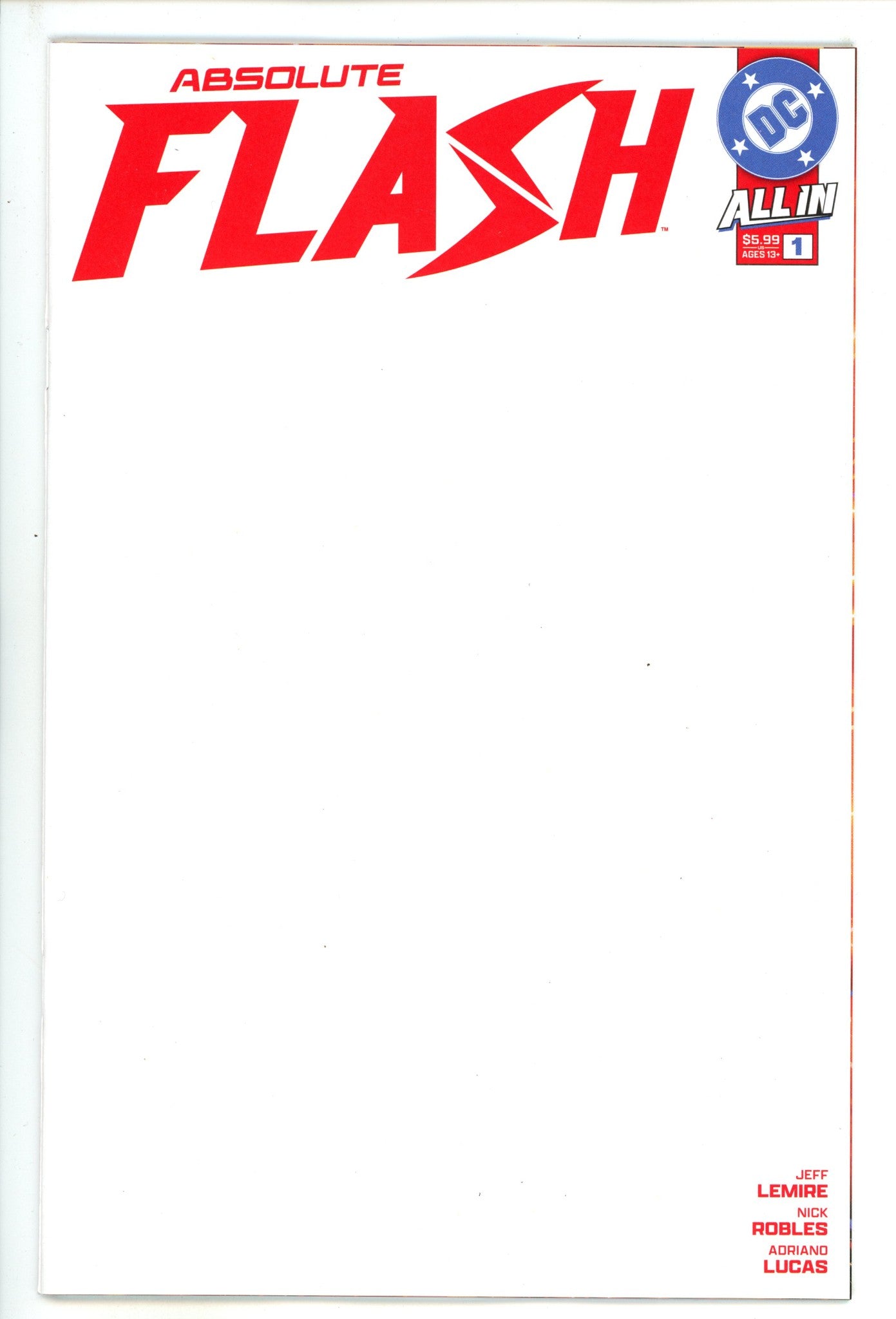 Absolute Flash 1 Blank Variant (2025)