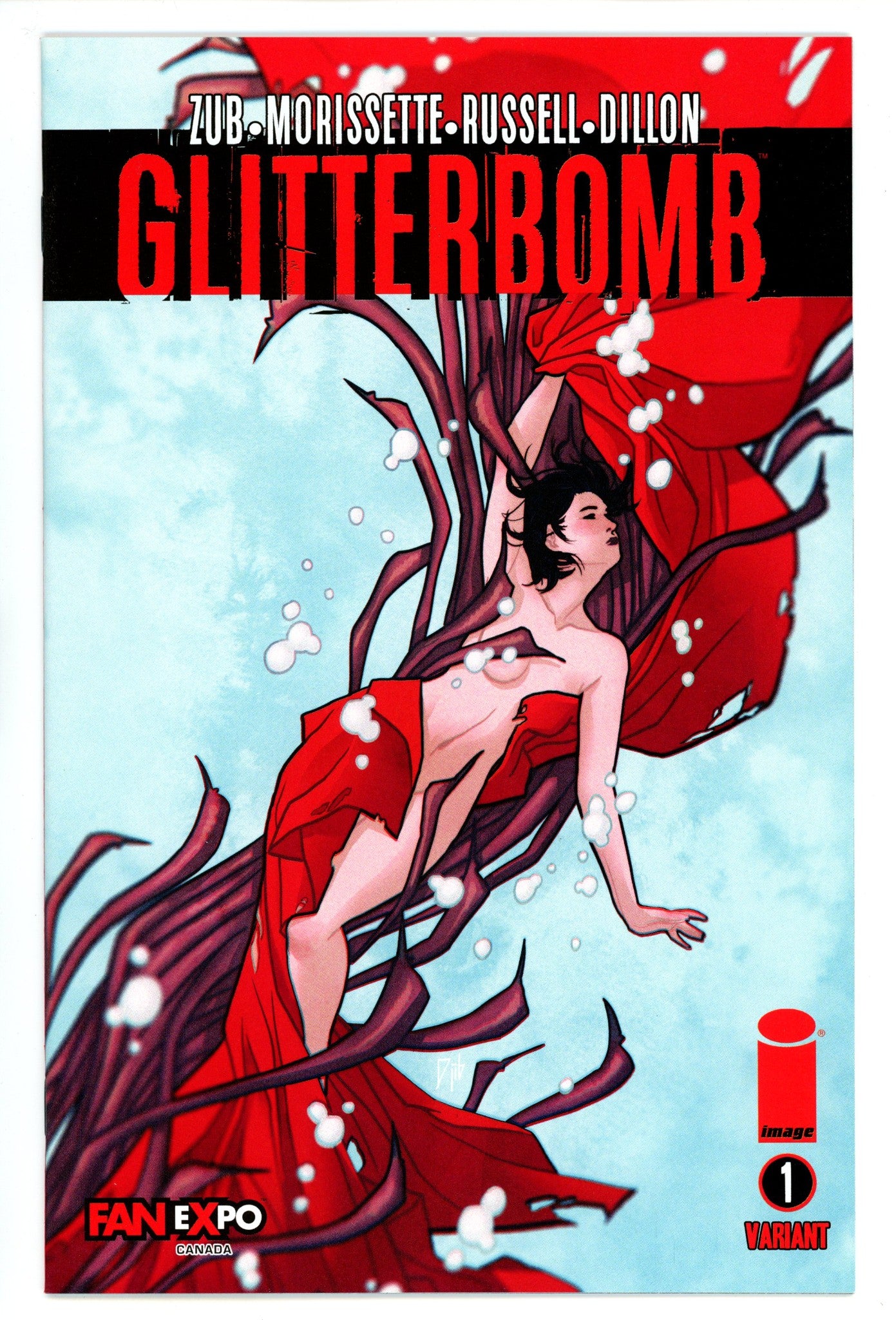 Glitterbomb 1 NM (9.4) (2016) Morissette-Phan Exclusive Variant 