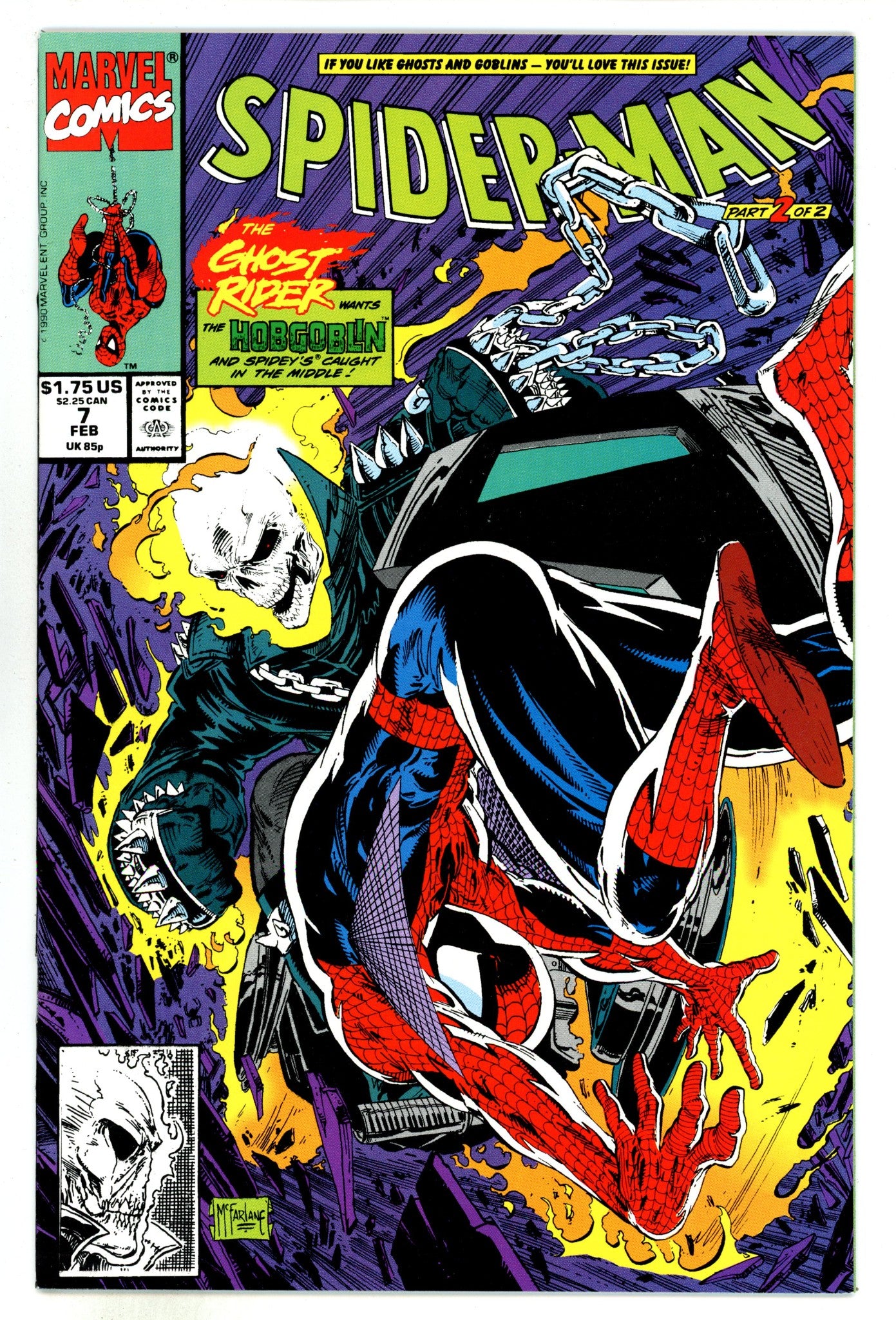 Spider-Man Vol 1 7 NM (9.4) (1991) 