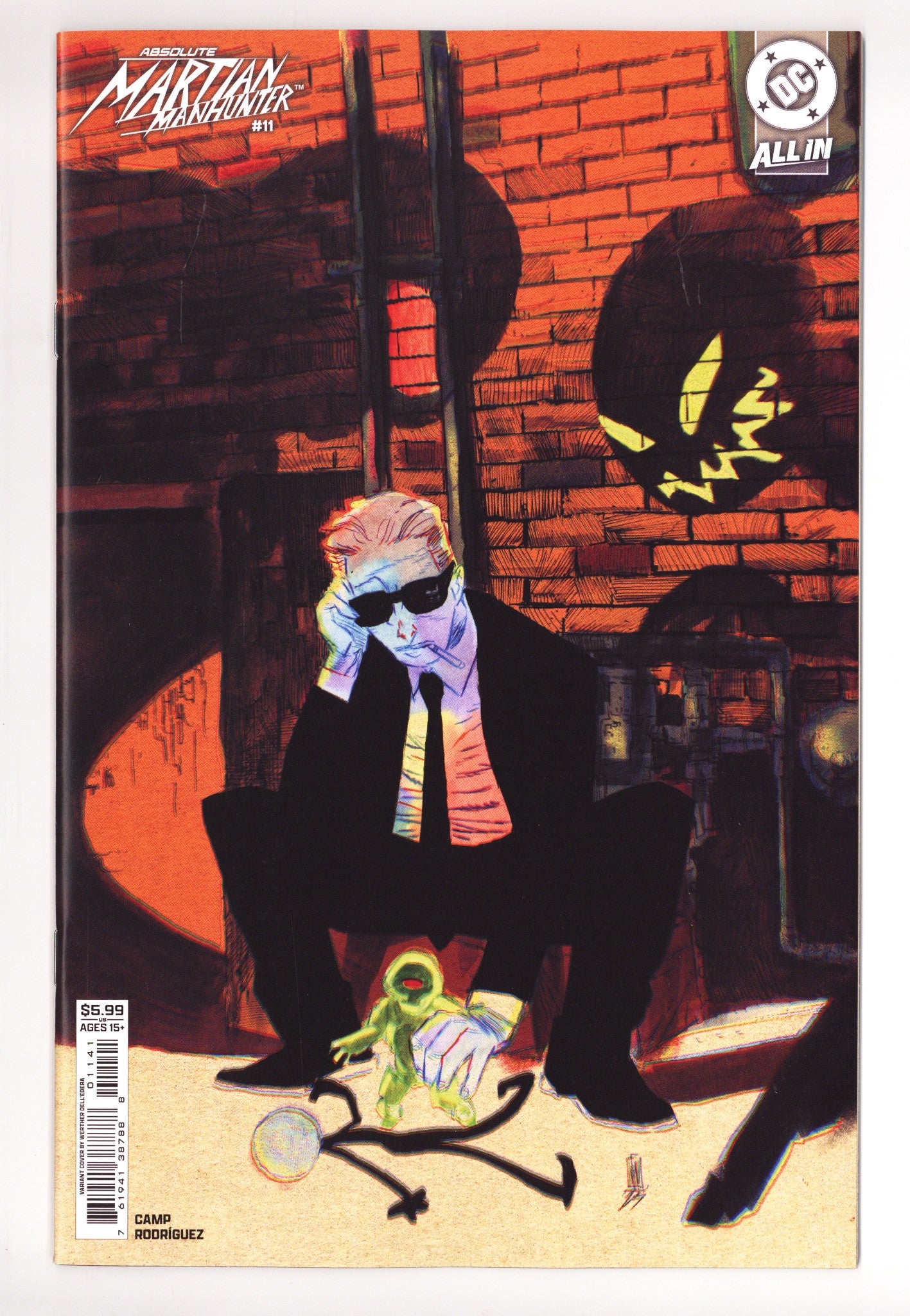 Absolute Martian Manhunter 11 Dell'Edera Variant (2026)
