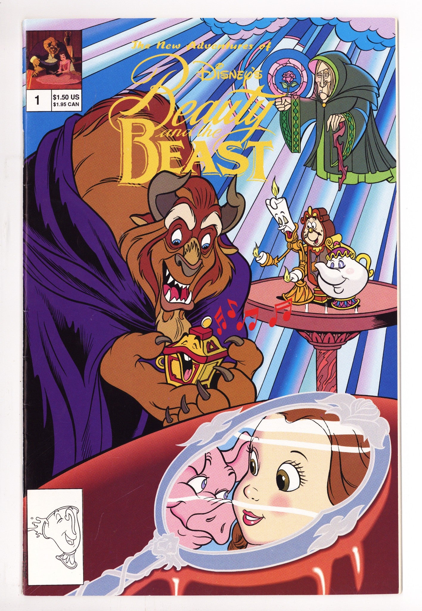 Disney's New Adventures of Beauty and the Beast (Mini-Series) 1 Mid Grade (1992) 