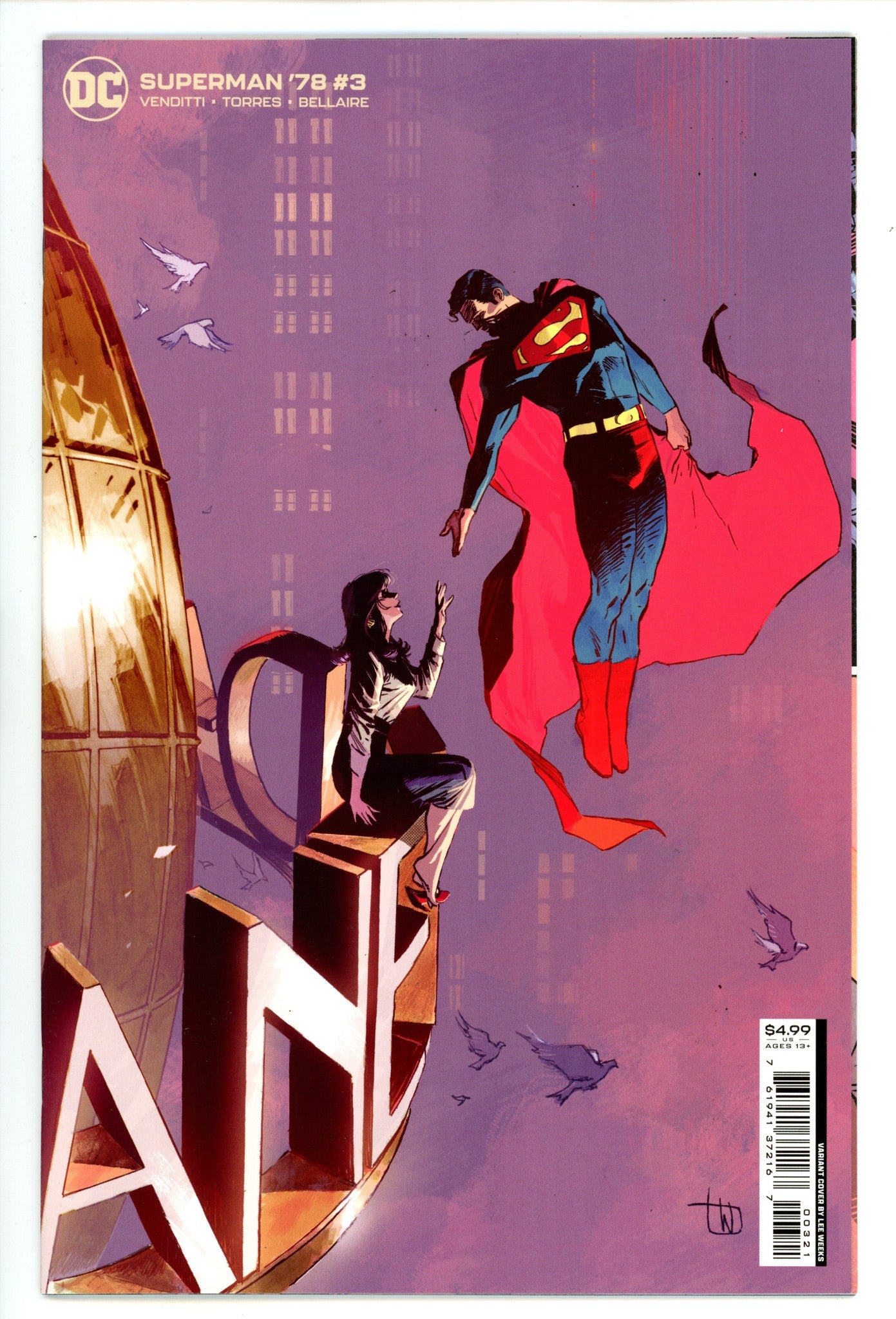 Superman '78 3 High Grade (2022) Weeks Variant 