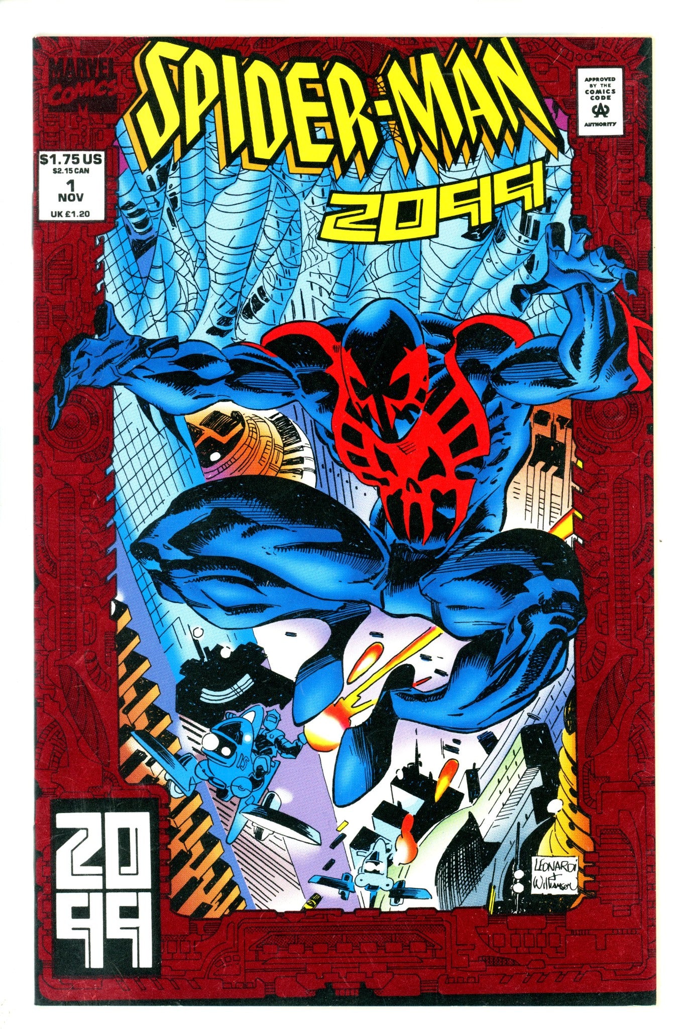 Spider-Man 2099 Vol 1 1 VF+ (8.5) (1992) 