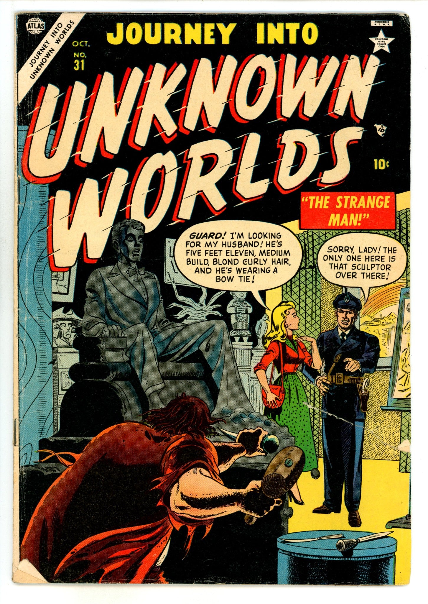 Journey into Unknown Worlds 31 VG (4.0) (1954) 