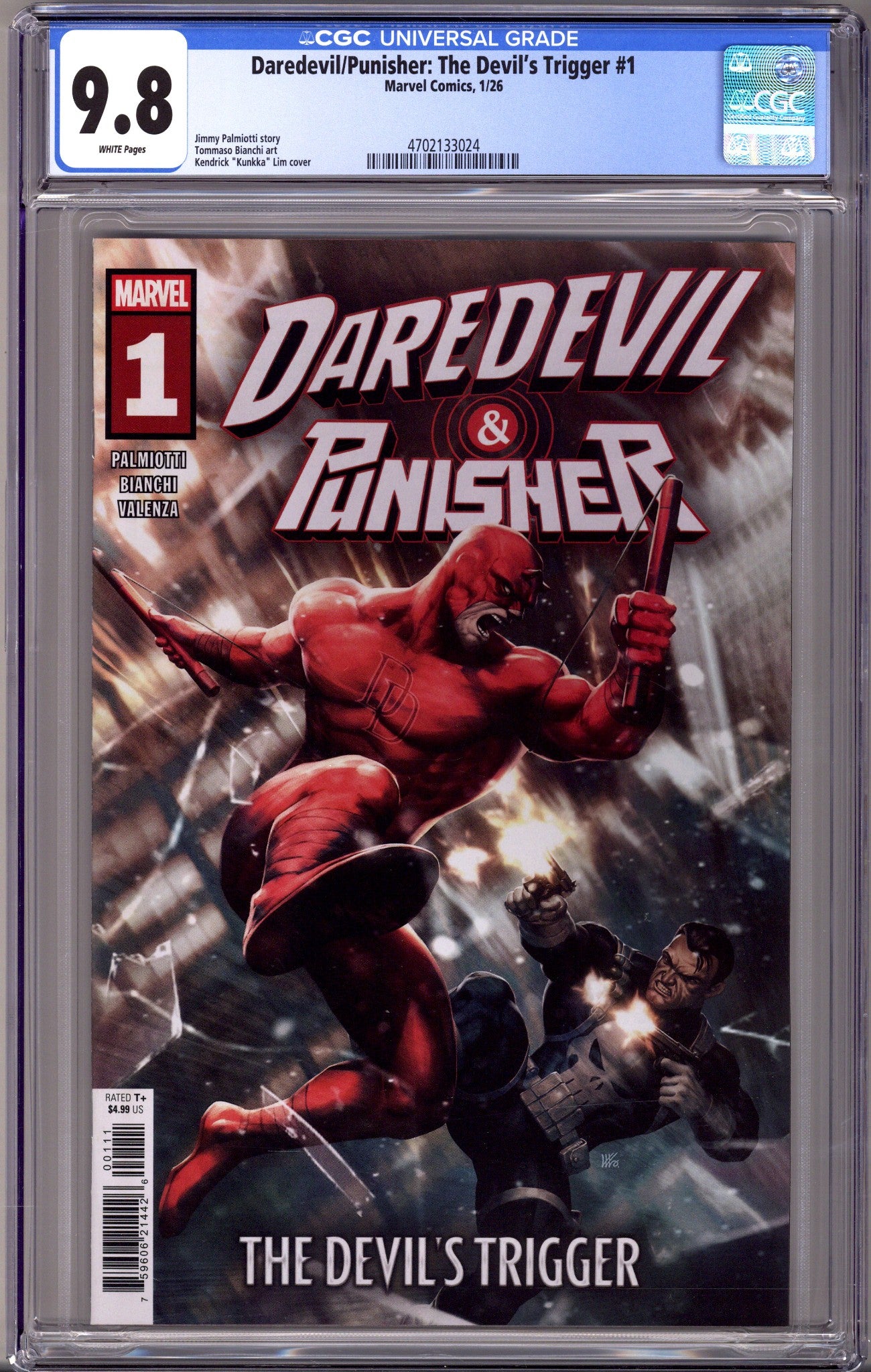 Daredevil/Punisher: The Devil's Trigger 1 CGC 9.8 (NM/M) (2026) 