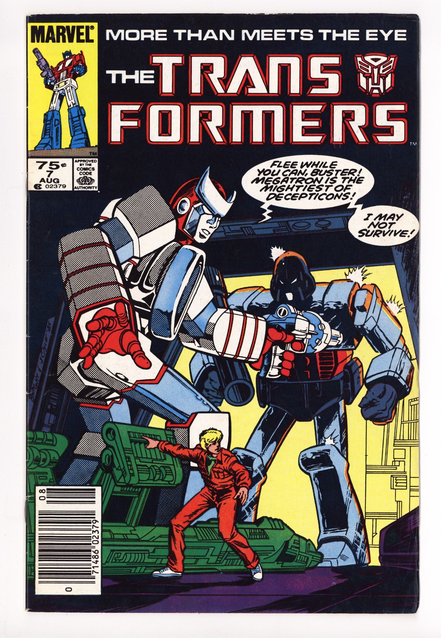 The Transformers 7 Mid Grade (1985) Newsstand 