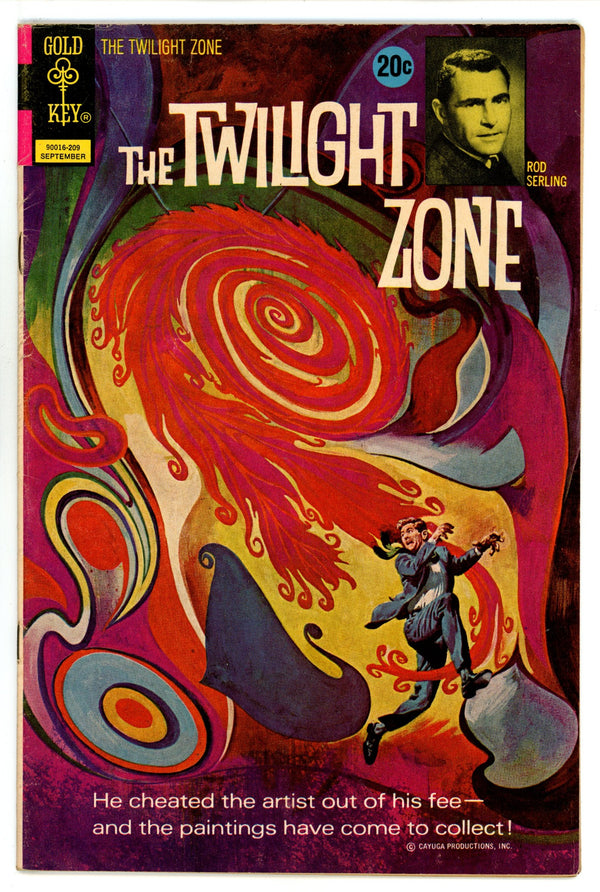 The Twilight Zone 45 FN (6.0) 20¬¨¬¢ Variant (1972)