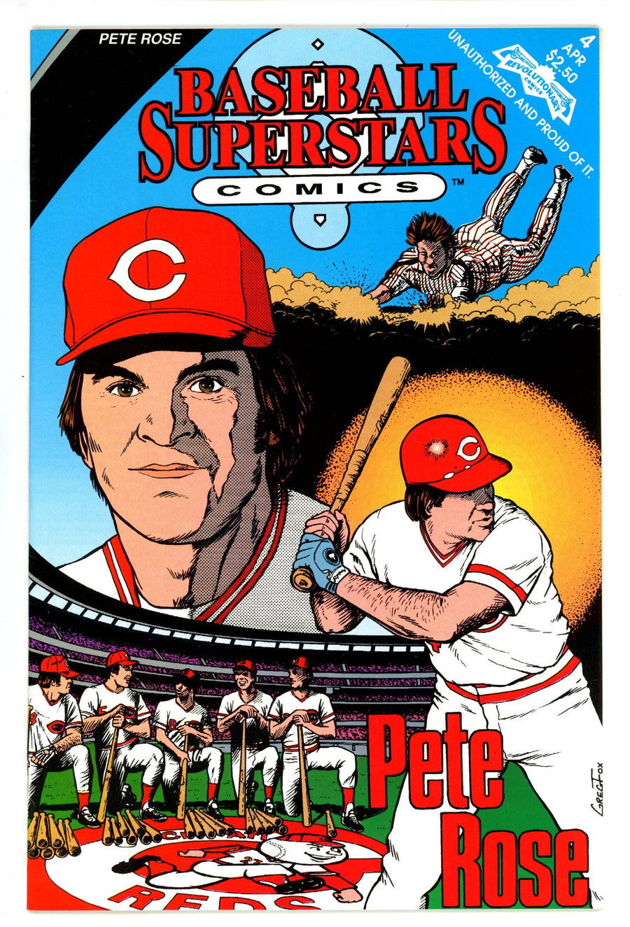 Baseball Superstars Comics 4 High Grade (1992) 