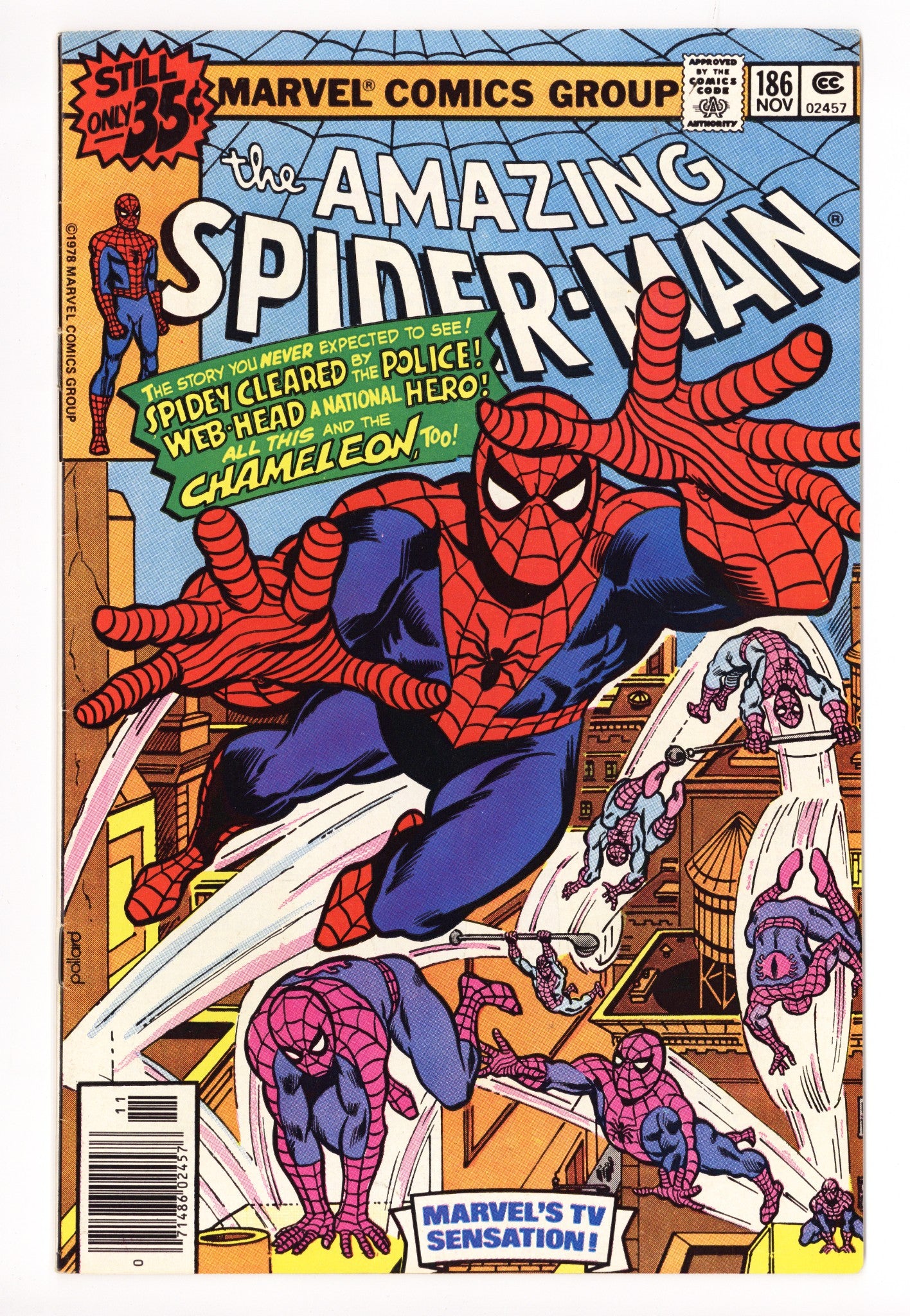 The Amazing Spider-Man Vol 1 186 FN/VF (7.0) (1978) 