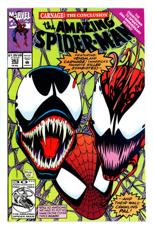 The Amazing Spider-Man Vol 1 363 VF+ (8.5) (1992)