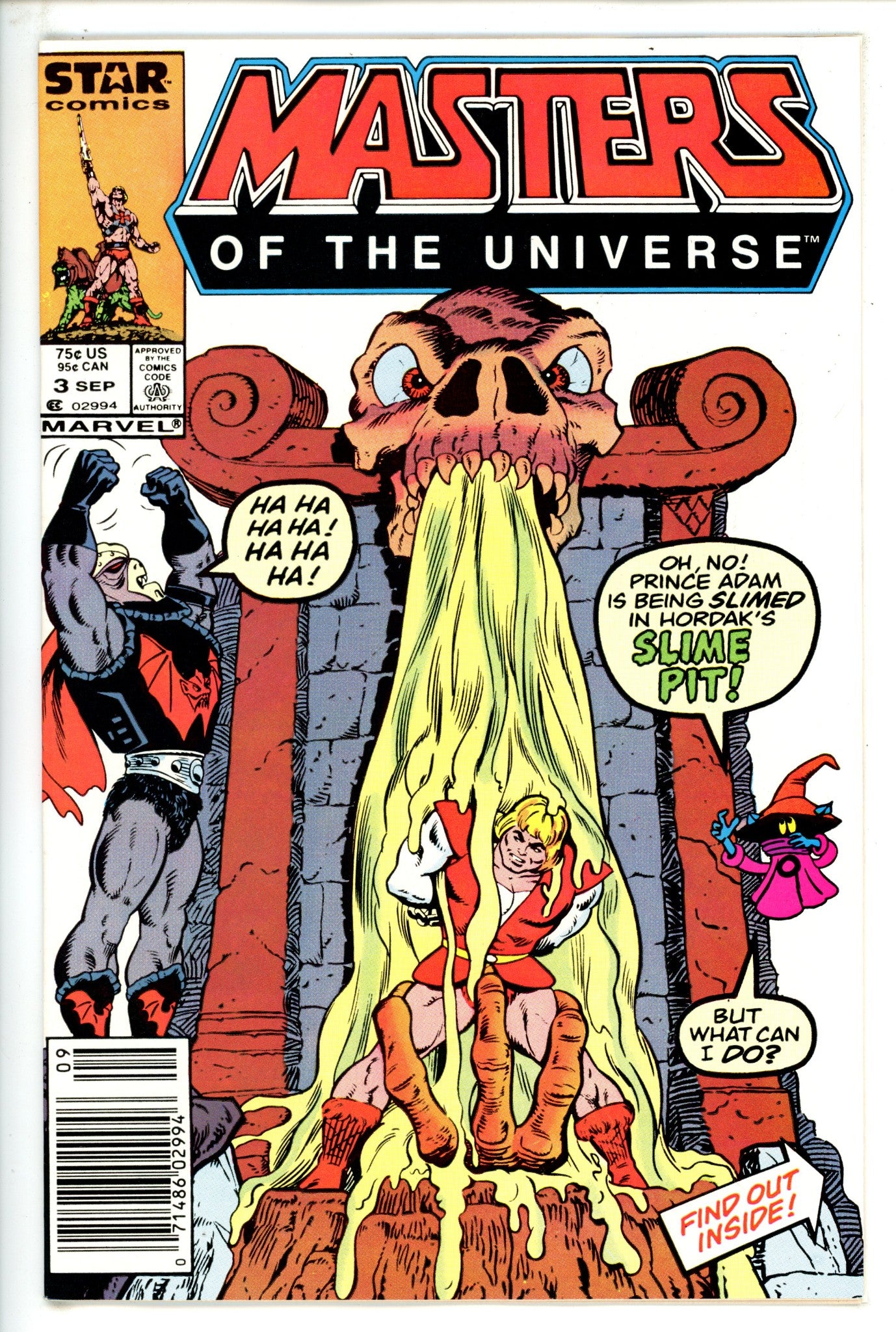 Masters of the Universe 3 VF- (7.5) (1986) Newsstand 