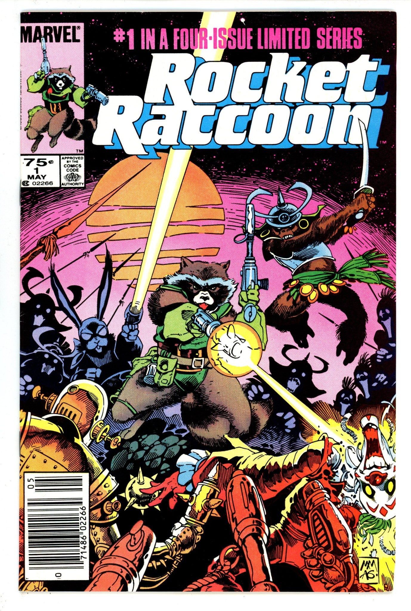 Rocket Raccoon Vol 1 1 FN+ (6.5) (1985) Newsstand 