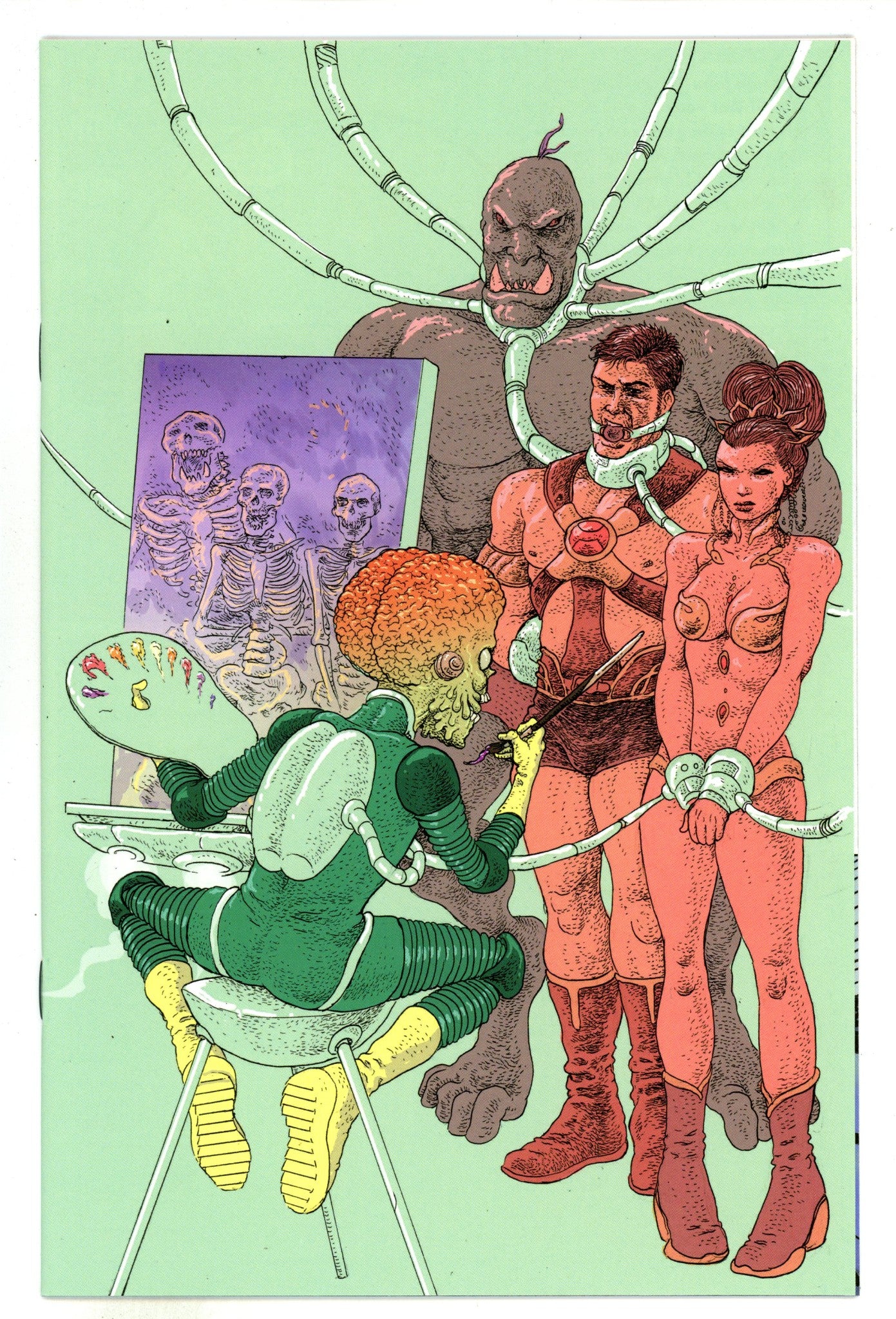 Warlord of Mars Attacks 4 High Grade (2019) Villalobos Virgin Incentive Variant 