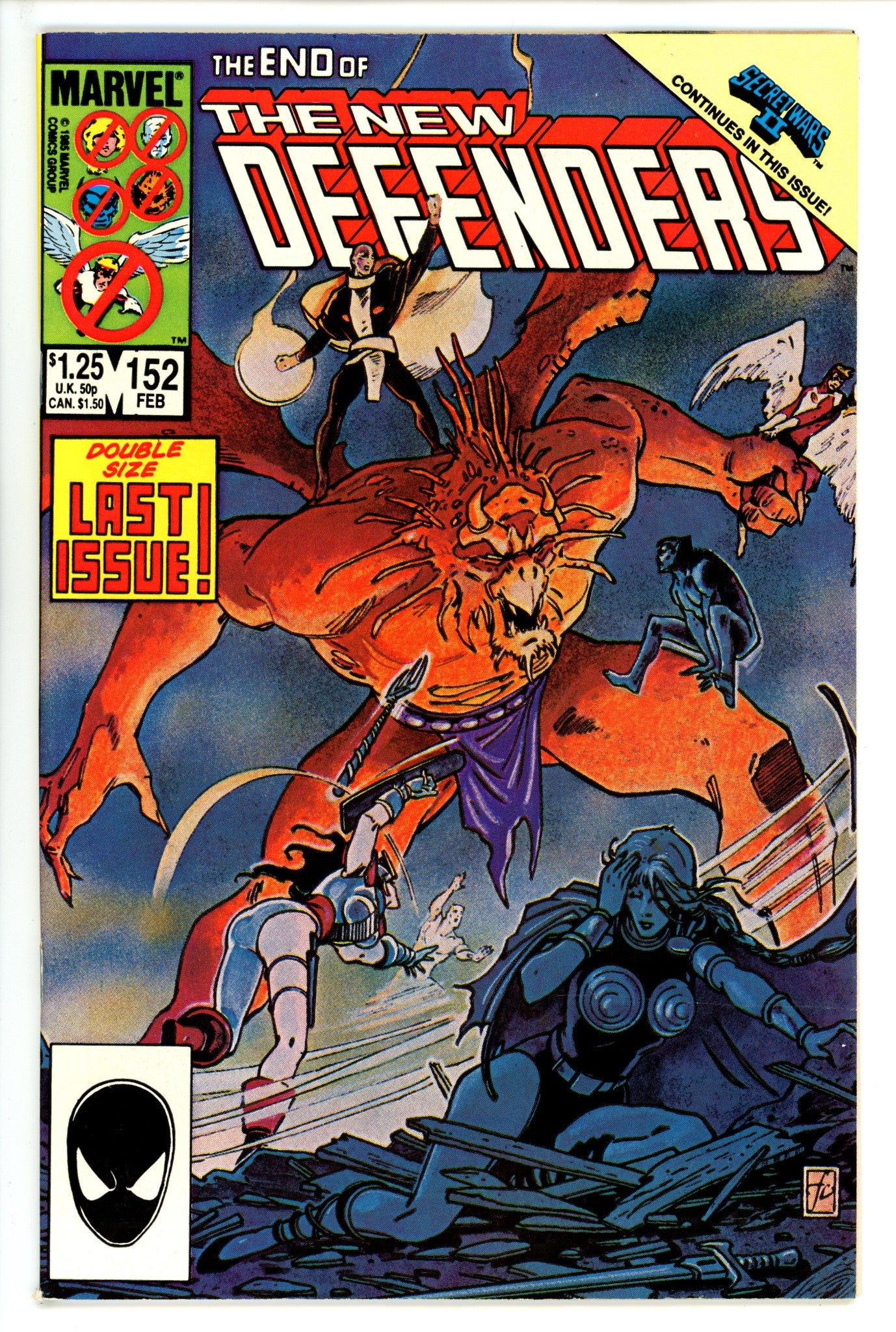 The Defenders Vol 1 152 VF/NM (1986)