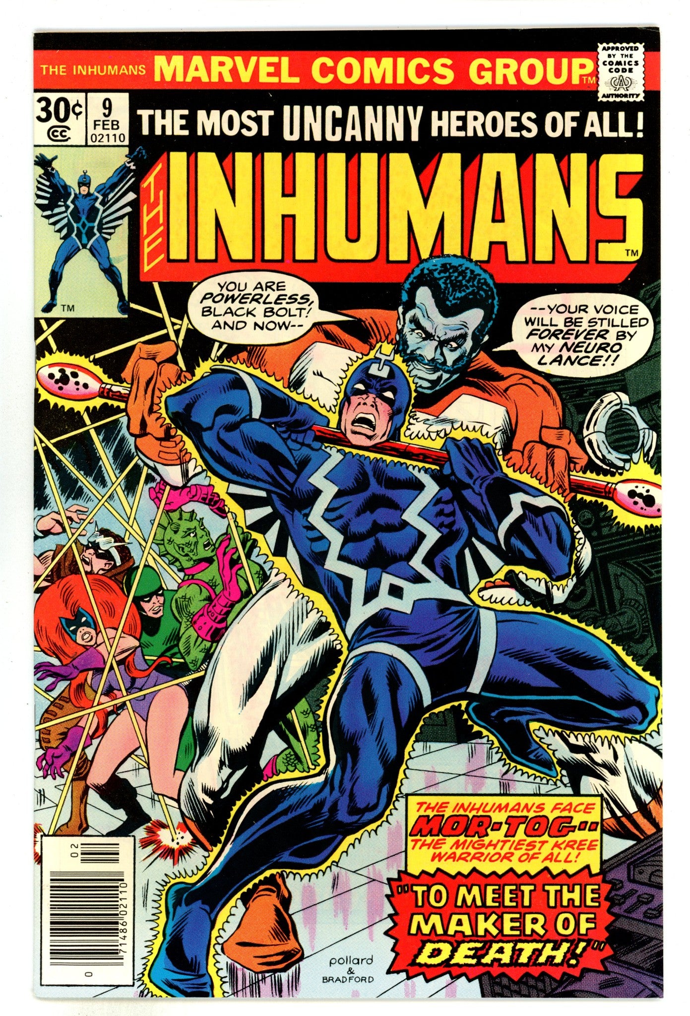 The Inhumans Vol 1 9 VF/NM (9.0) (1977) 