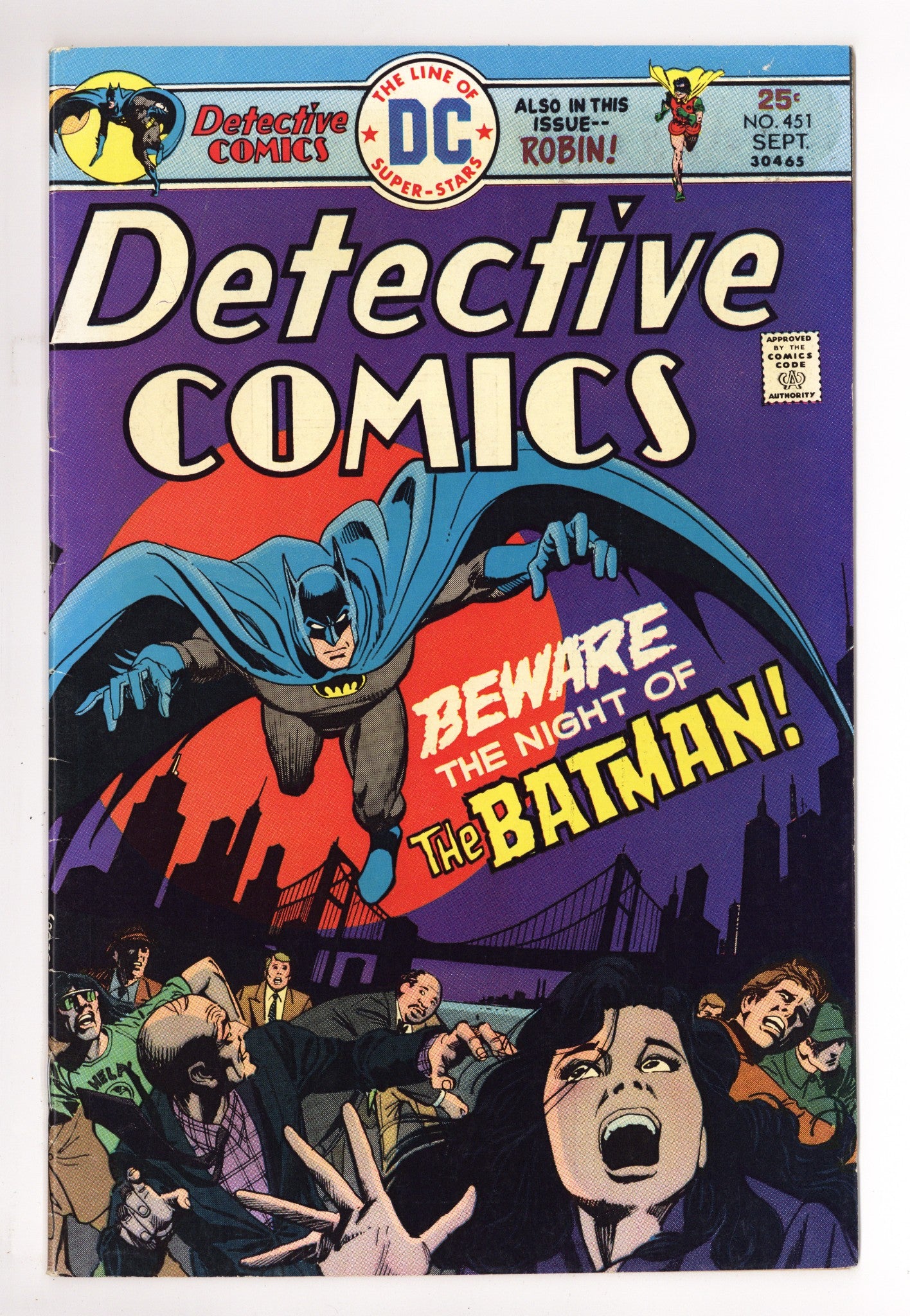 Detective Comics Vol 1 451 FN/VF (7.0) (1975) 