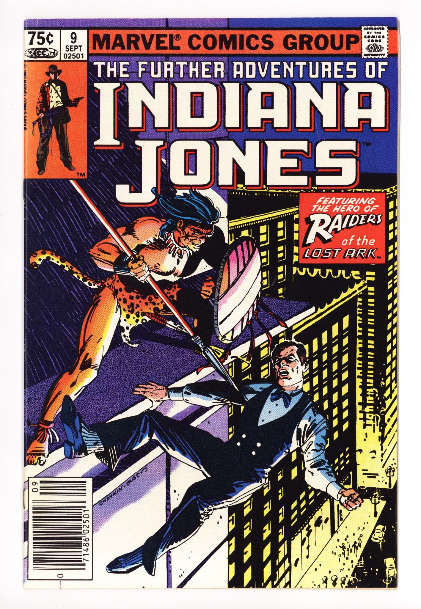 The Further Adventures of Indiana Jones 9 VF (8.0) (1983) Canadian Price Variant 