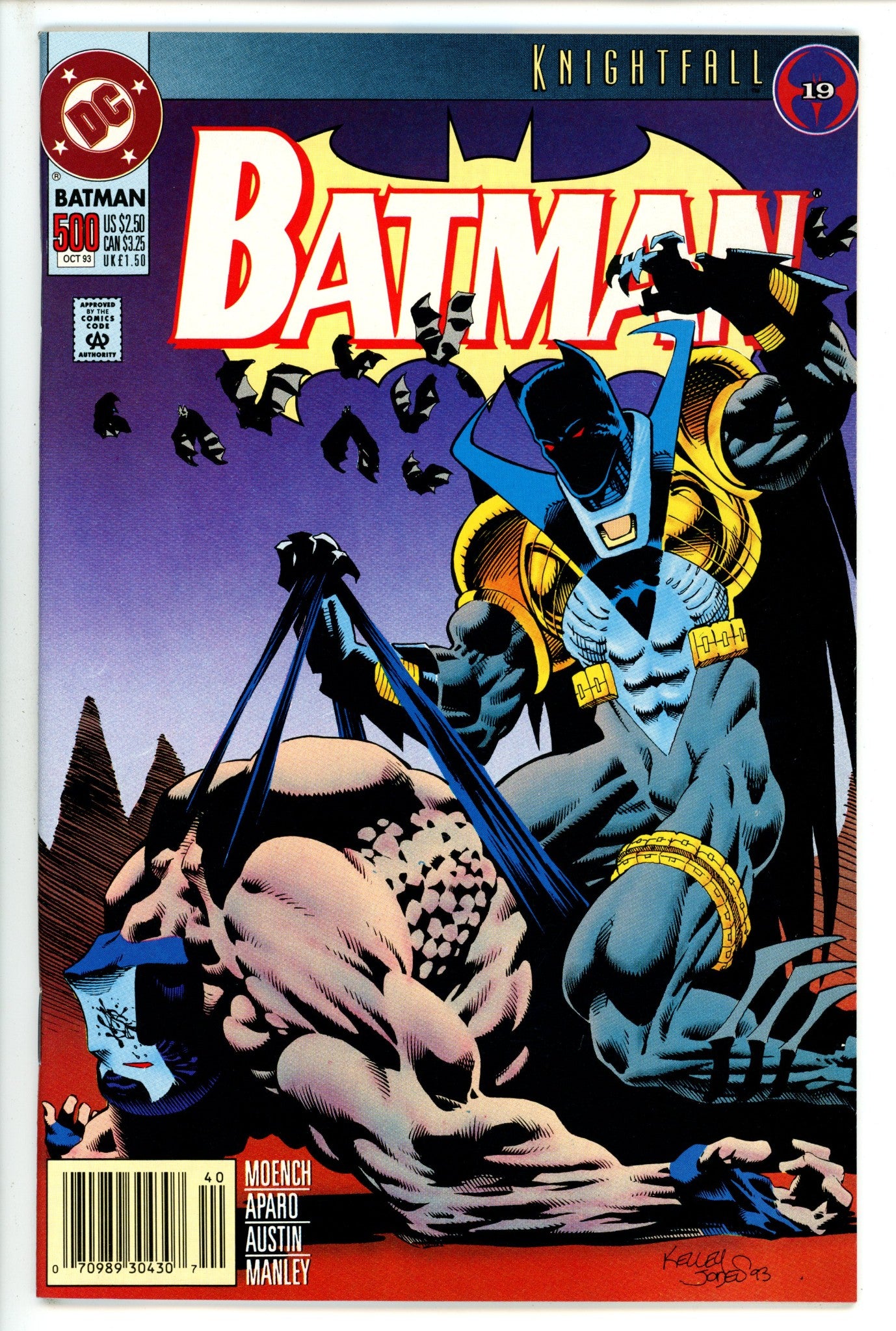 Batman Vol 1 500 Newsstand NM- (1993)