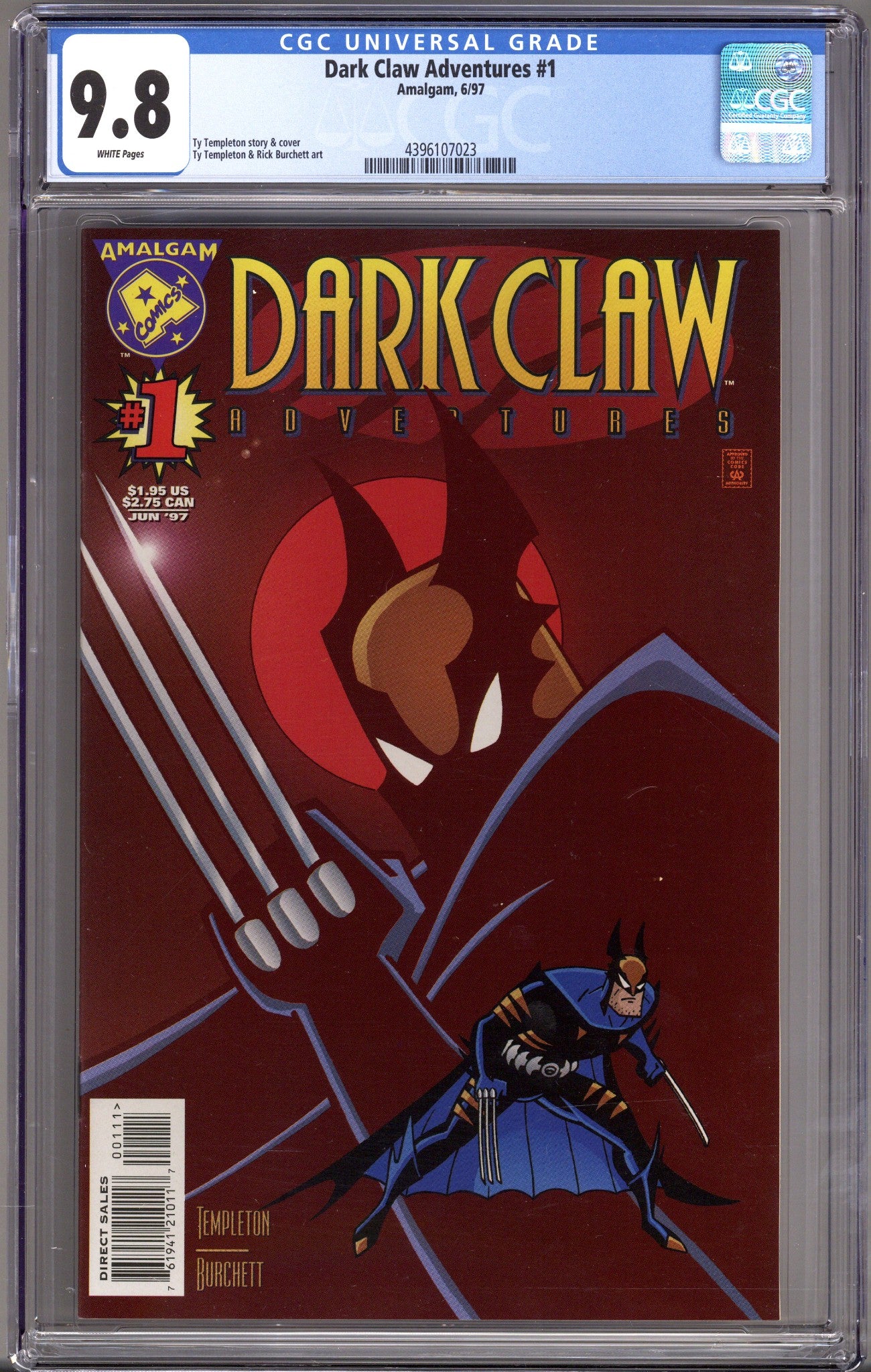 Dark Claw Adventures 1 CGC 9.8 (NM/M) (1997) 