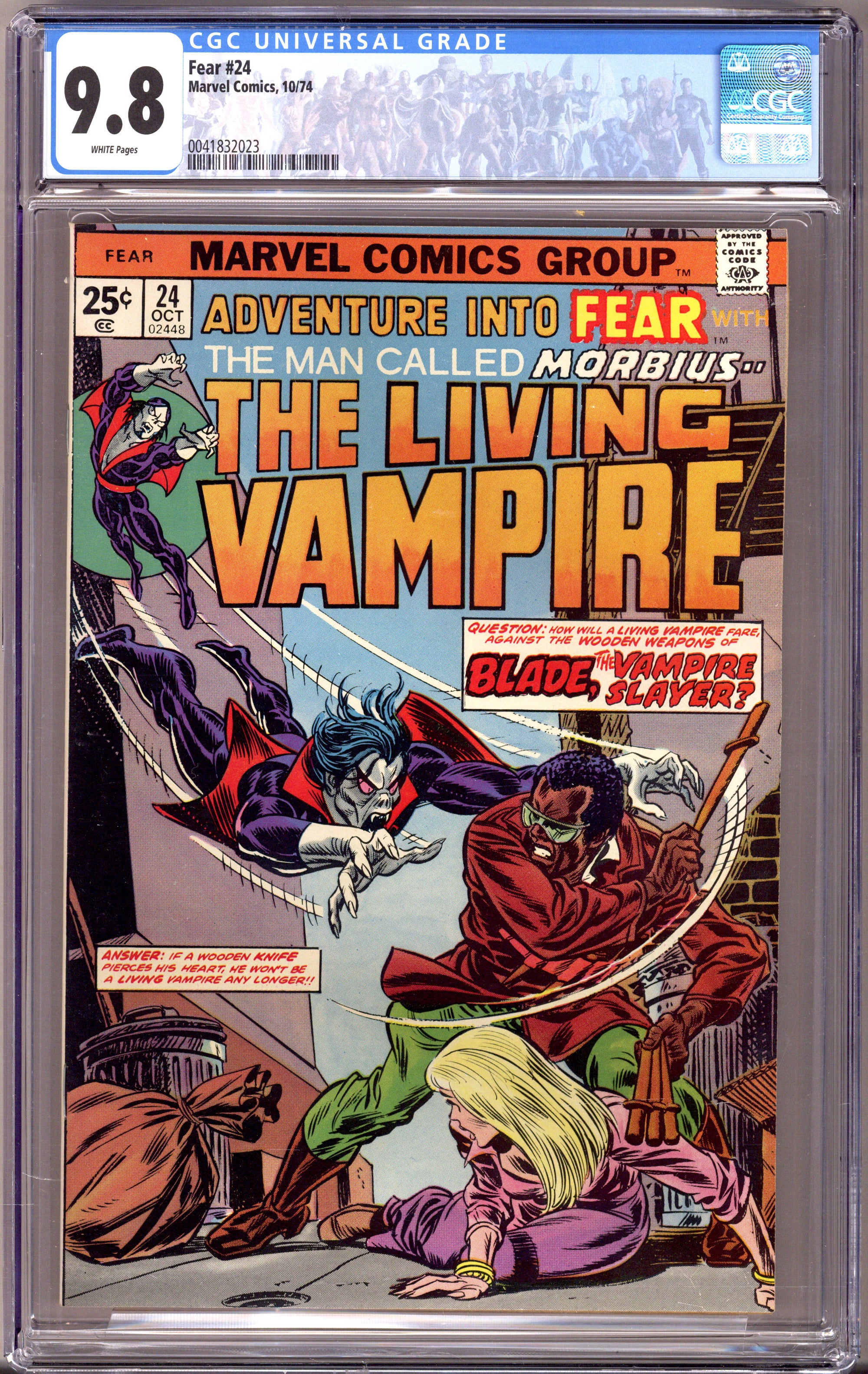 Fear   24 CGC 9.8 (NM/M)   (1974)        