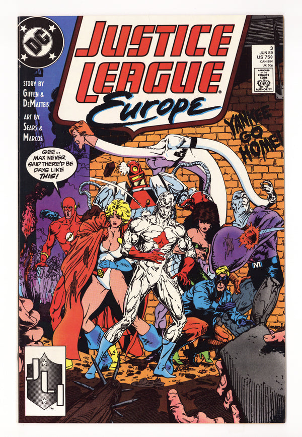 Justice League Europe 3 High Grade (1989)