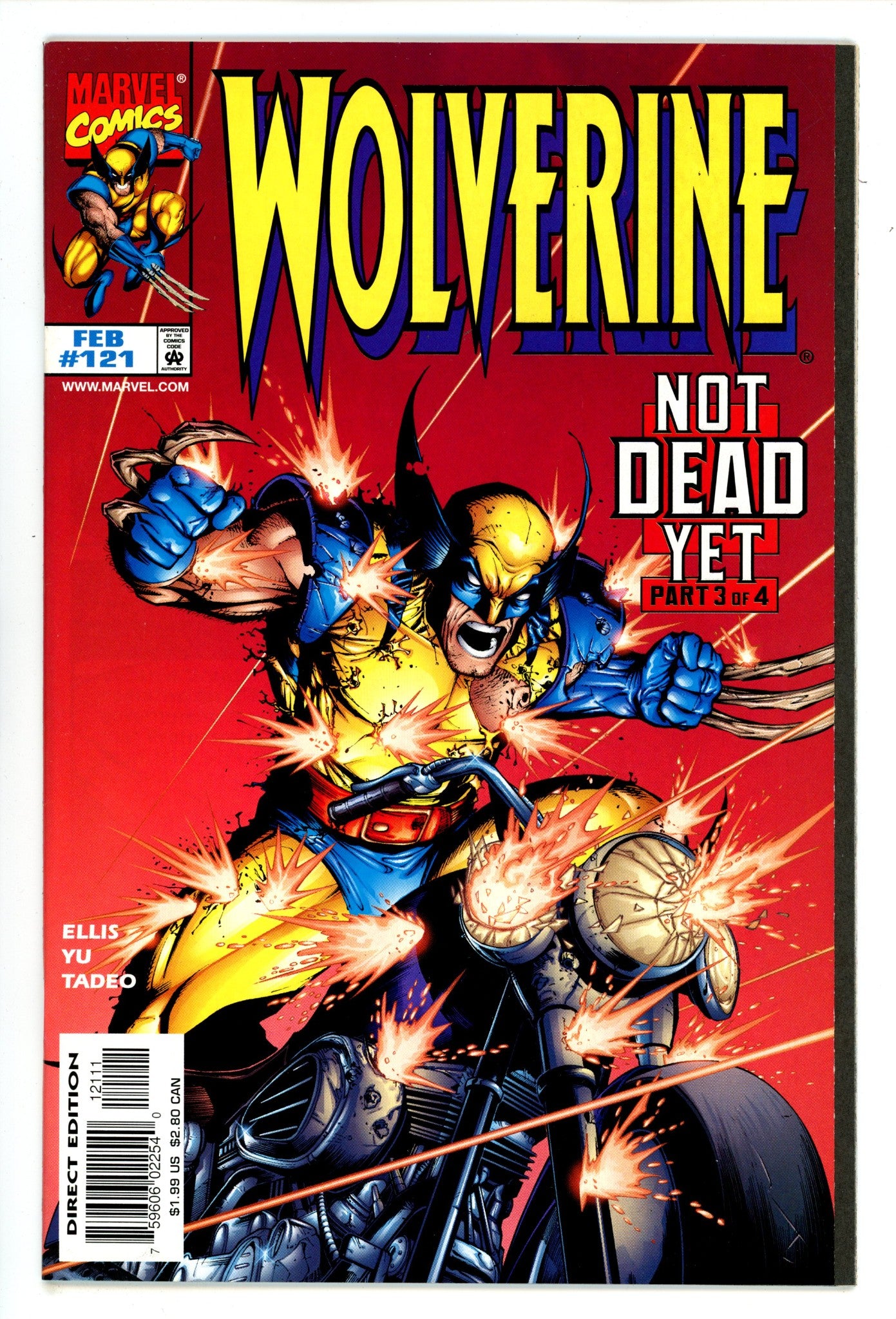 Wolverine Vol 2 121 High Grade (1998) 