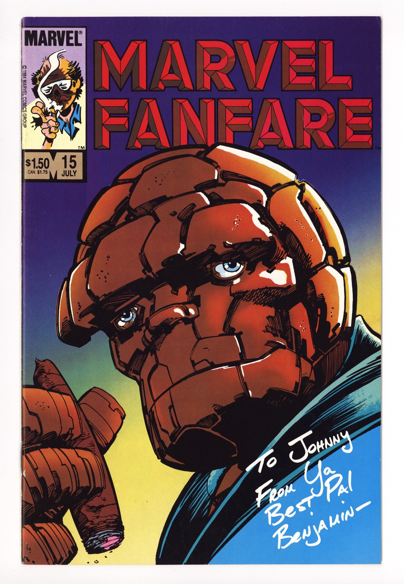Marvel Fanfare 15 High Grade (1984) 
