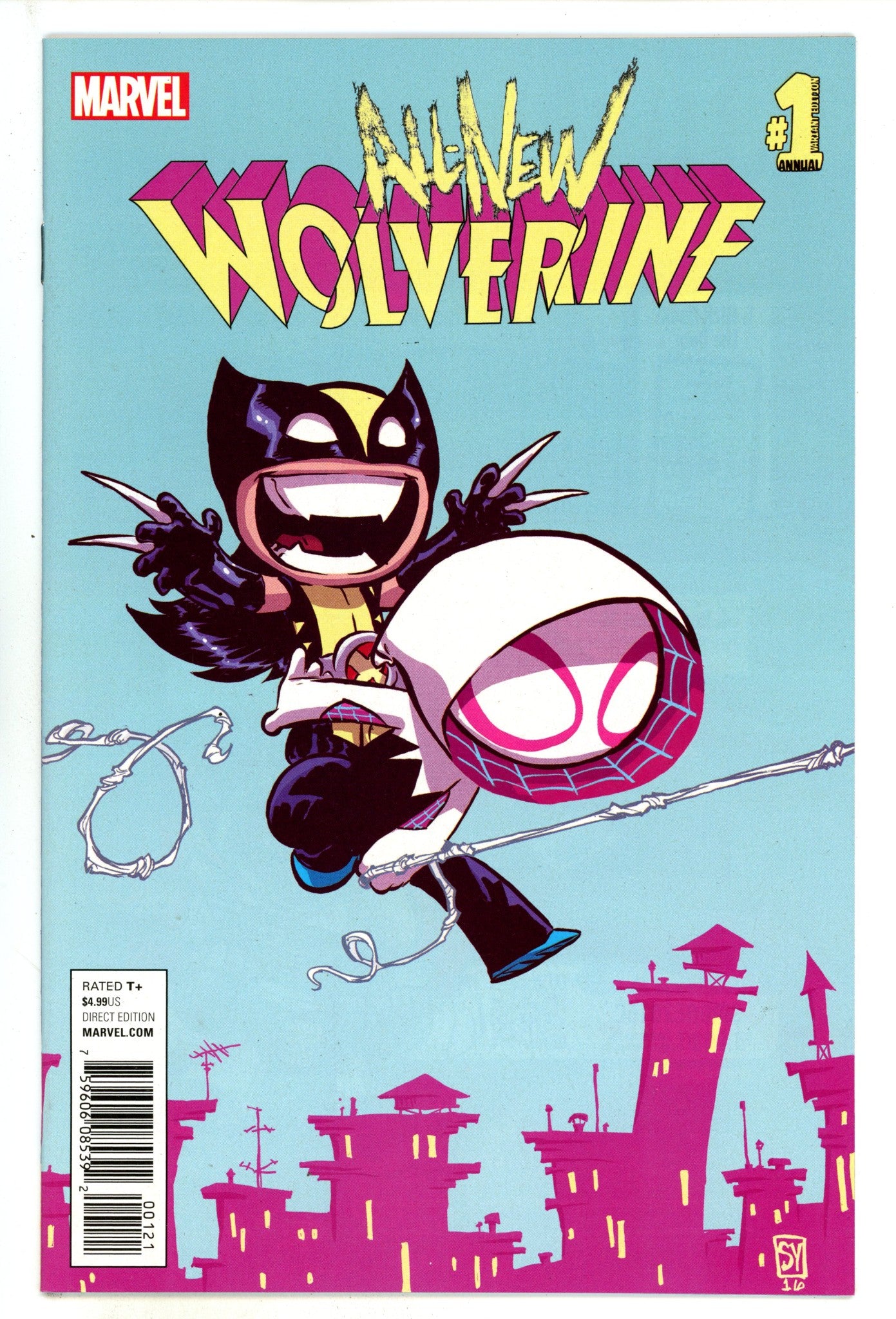All-New Wolverine Annual 1 NM- (9.2) (2016) Young Variant 