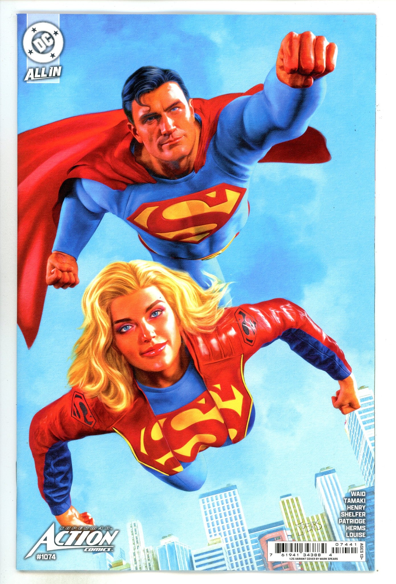 Action Comics Vol 3 1074 Spears Incentive Variant NM+ (2024)