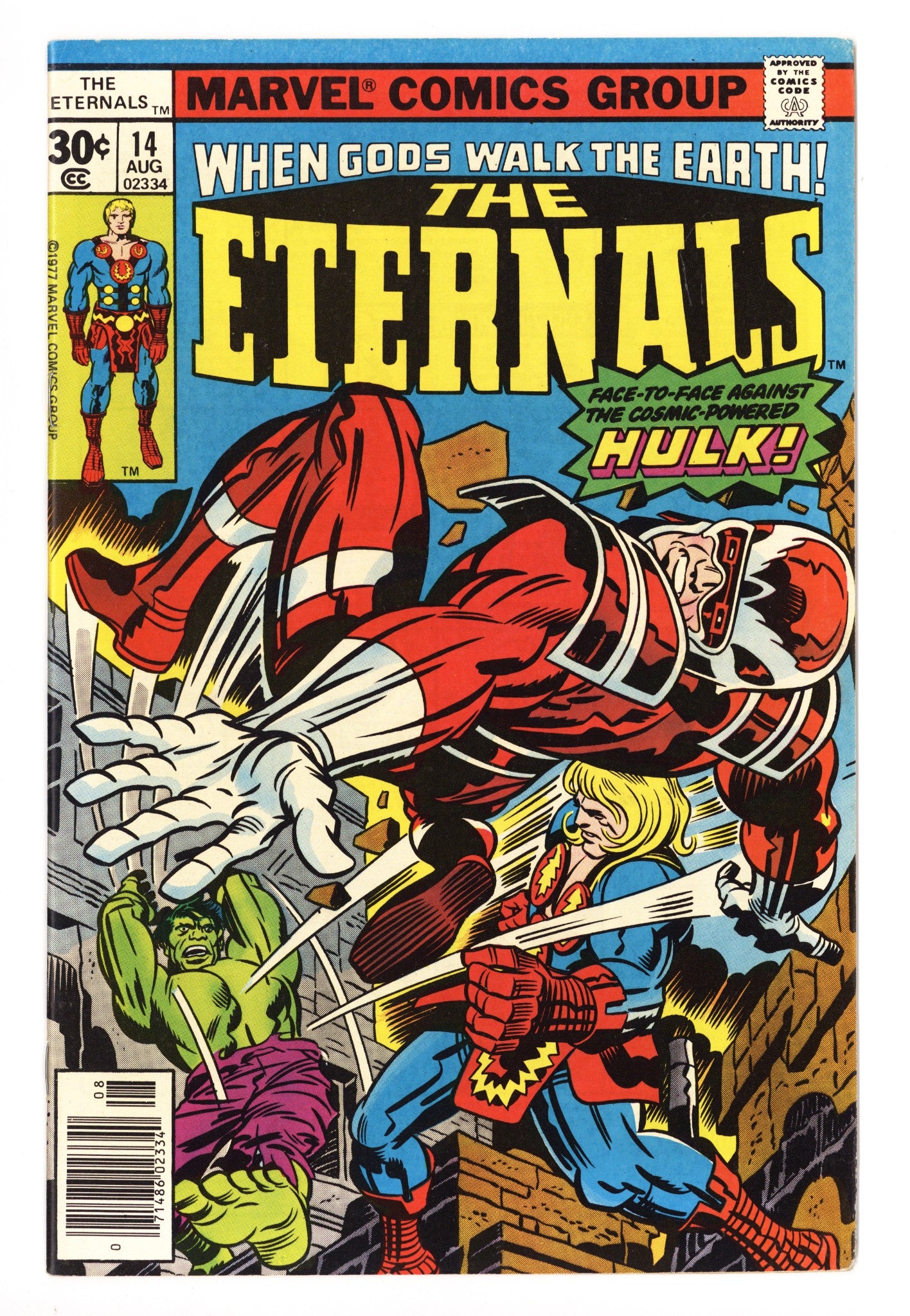 The Eternals Vol 1 14 VF- (7.5) (1977) 