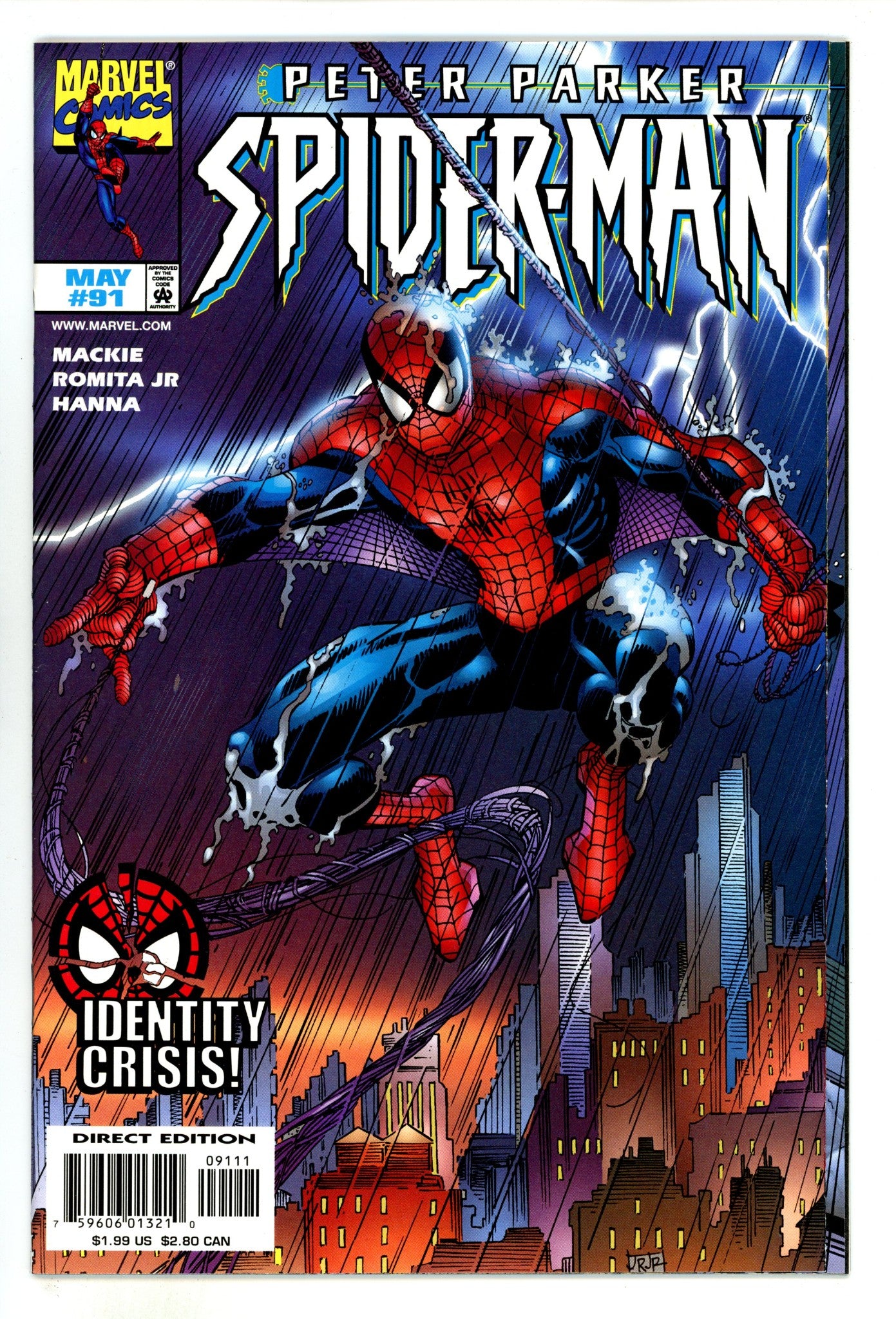 Spider-Man Vol 1 91 NM- (9.2) (1998) 