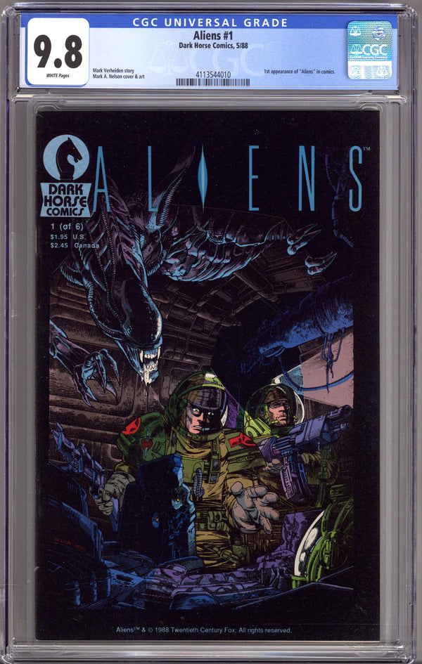 Aliens Vol 1 1 CGC 9.8 (NM/M) (1988)