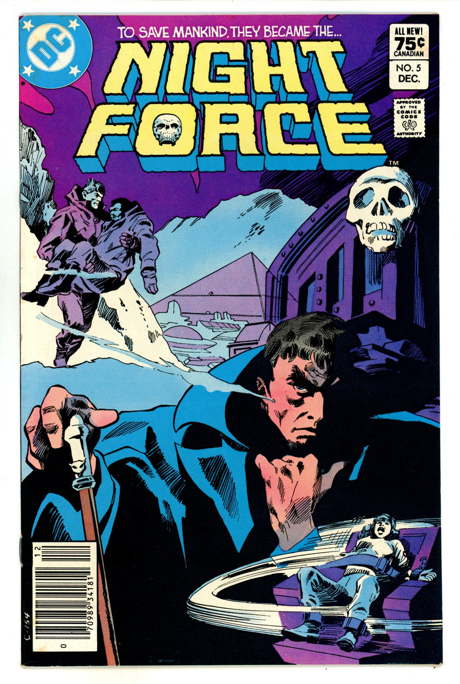 The Night Force Vol 1 5 FN/VF (7.0) (1982) Canadian Price Variant 
