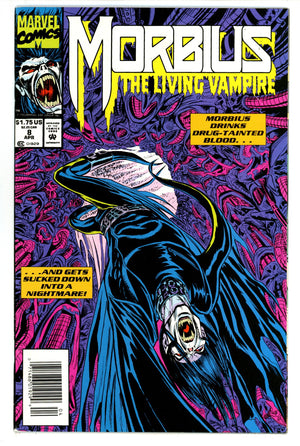 Morbius: The Living Vampire Vol 1 8 FN/VF (7.0) (1993) Newsstand