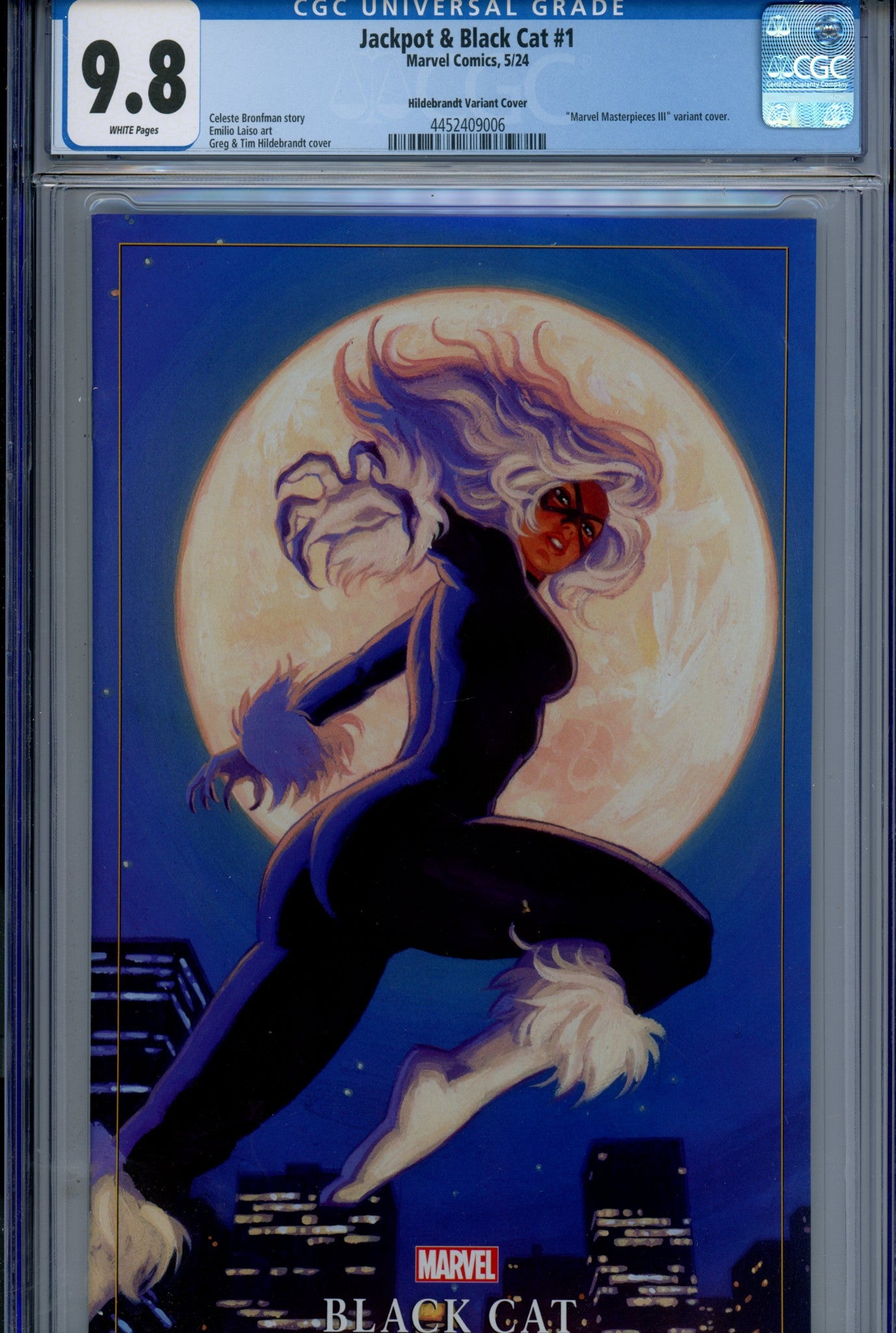 Jackpot & Black Cat 1 CGC 9.8 (NM/M) (2024) Jusko Variant 