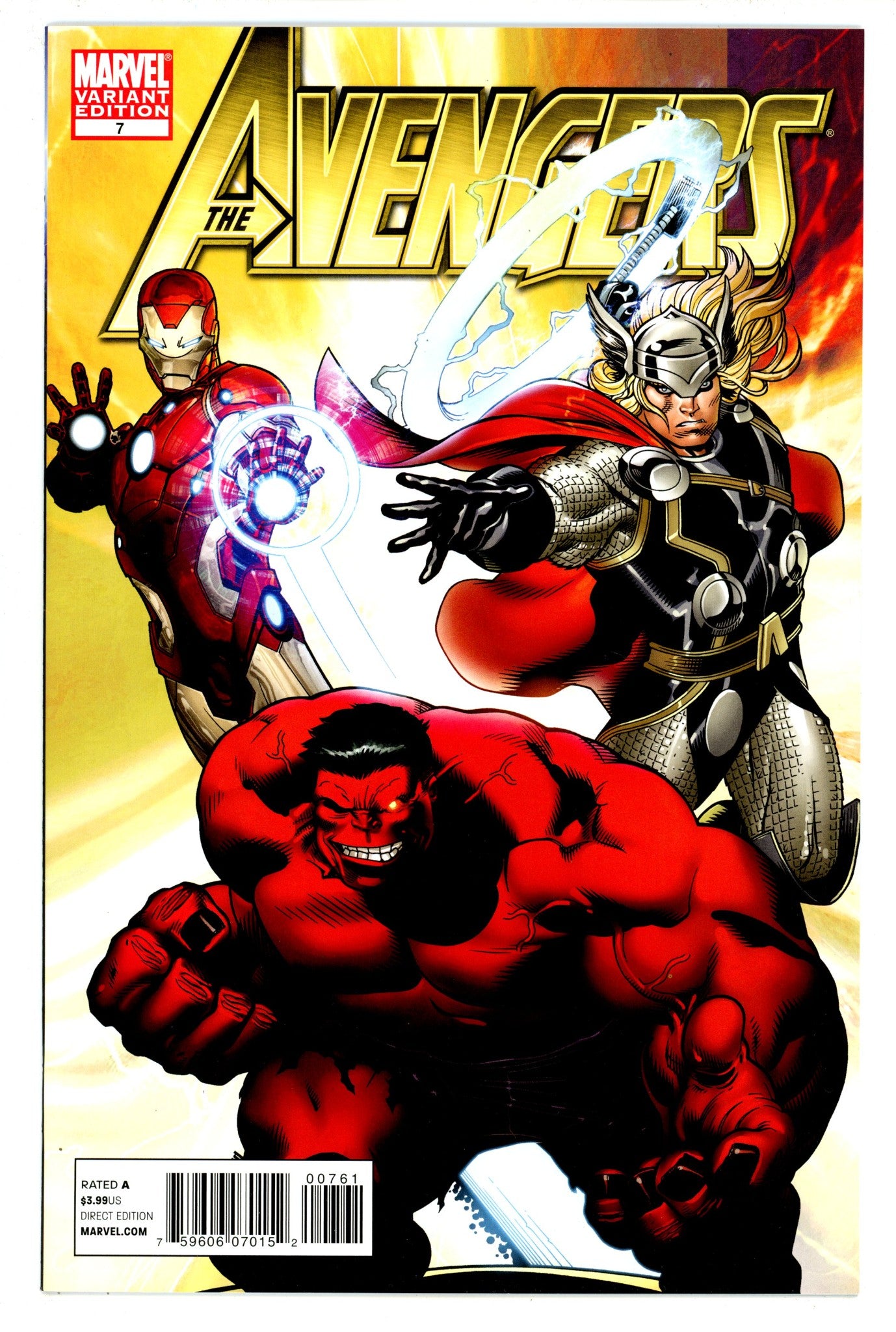 Avengers Vol 4 7 High Grade (2011) McGuinness Variant 